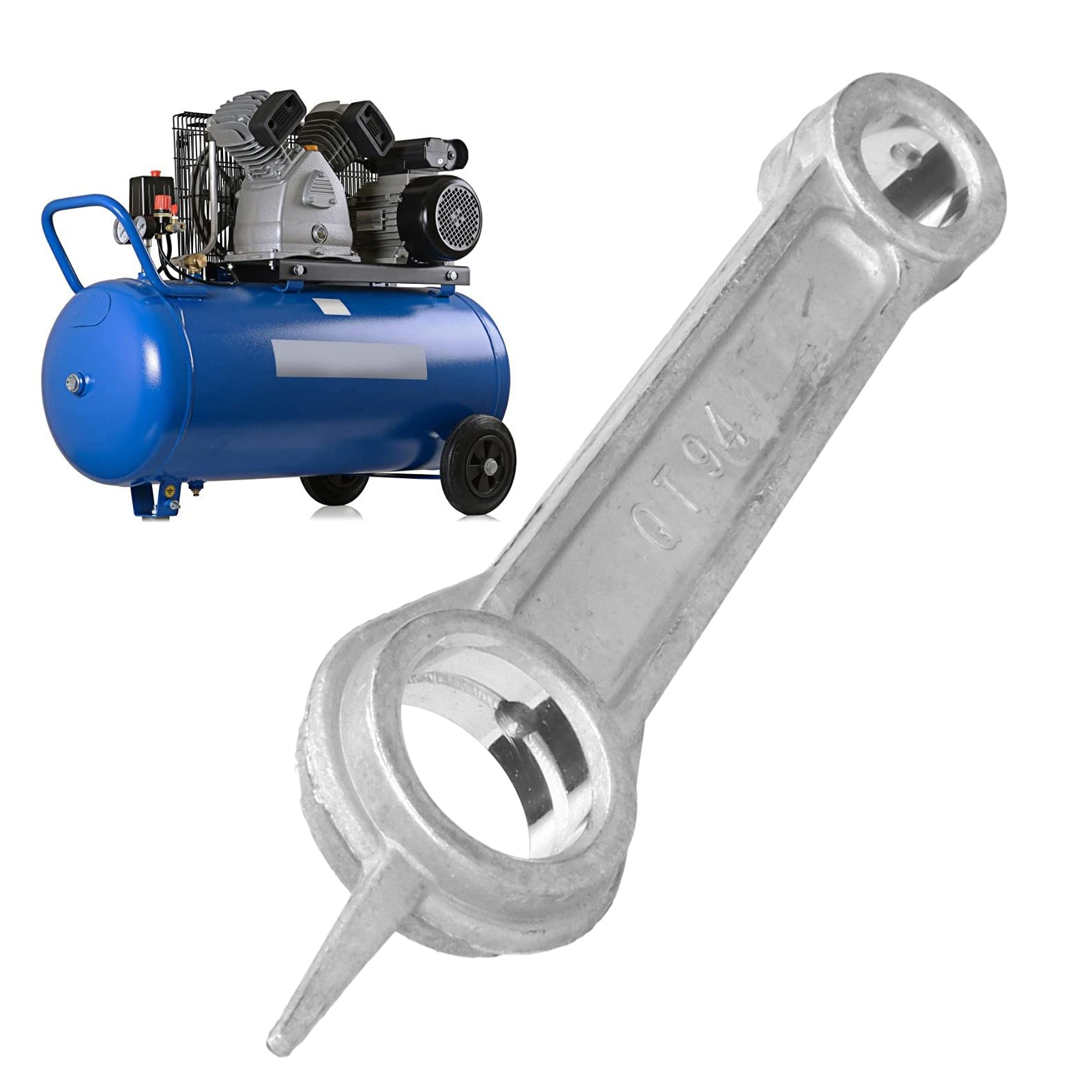 Doppelachsige Pleuelstange Aus Aluminium Für Luftkompressoren, Pleuelstange Für Luftpumpen, 12 X 20 X 94 Mm