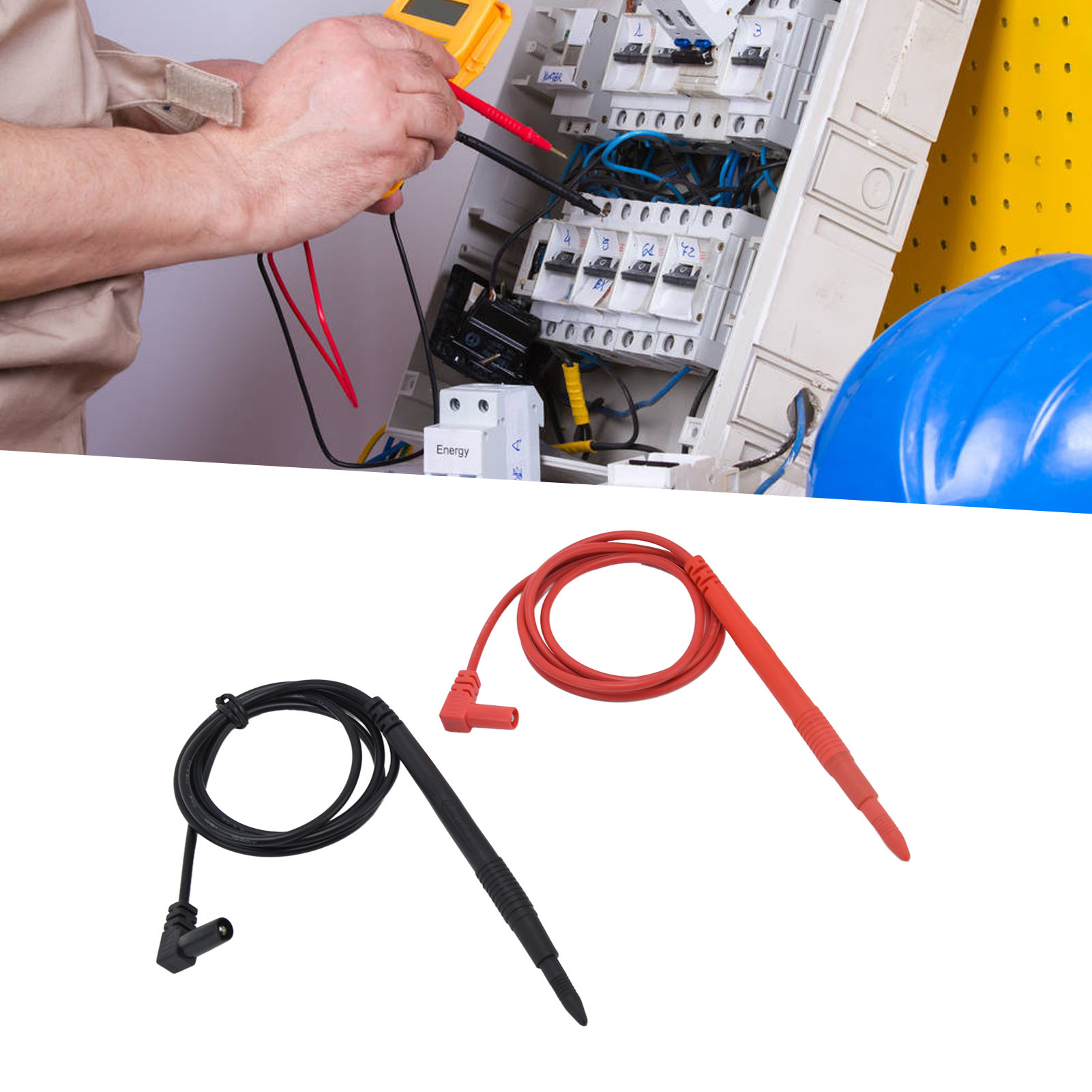 Universelle Multimeter-messspitzen, Vergoldete Kupfernadeln, 1000v/10a Multimeterkabel