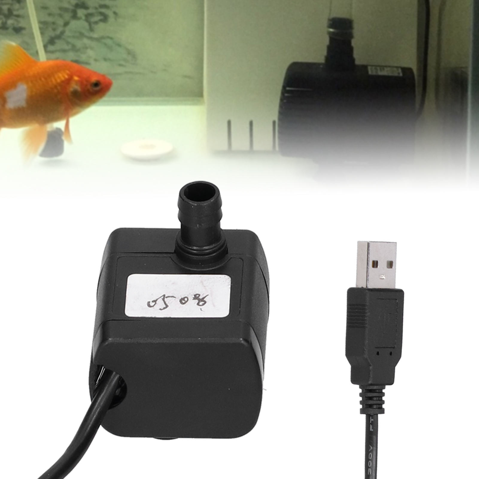 Miniatur-tauchpumpe 0508 Mit Usb-anschluss Für Computer, 5 V Dc, 160 L/h, Bürstenlose Gleichstrom-wasserpumpe