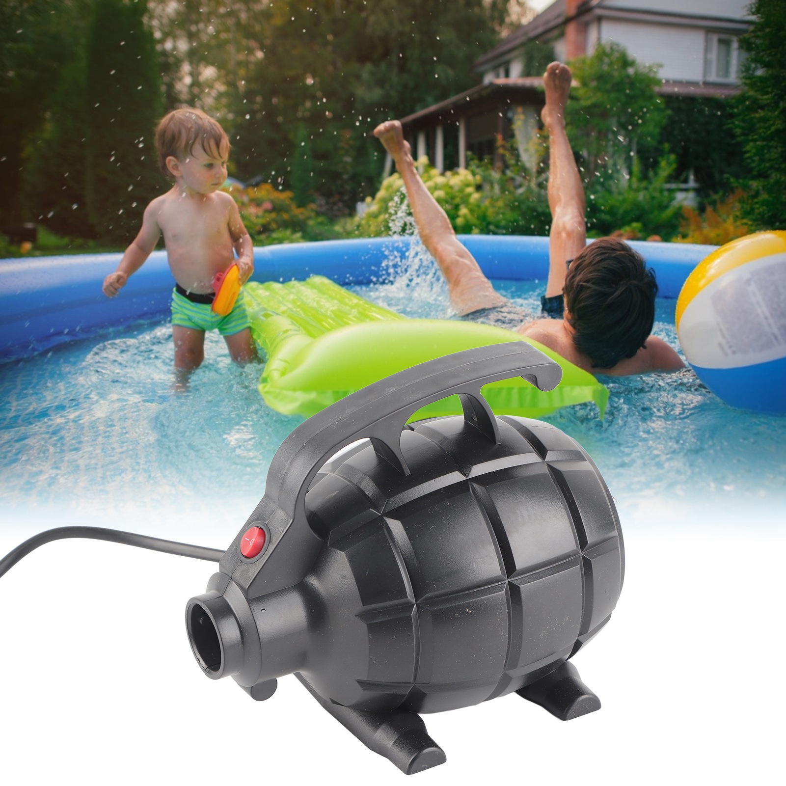 Elektrische Luftpumpe, Multifunktionale Hochdruck-luftpumpe, Gebläse, 600 W, Europäischer Standard.