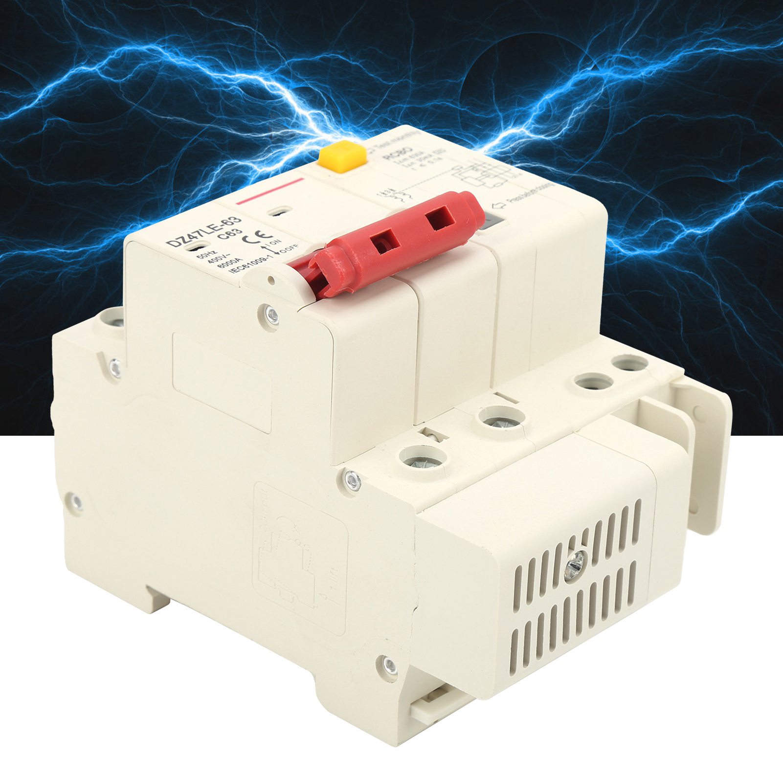 Miniatur-zweipol-leistungsschalter Dz47le-63, Miniatur-fehlerstromschutzschalter, Fehlerstromschutzschalter Für Den Hausgebrauch, Schalter Zum Schutz Vor Elektrischem Schlag Und Kurzschlüssen