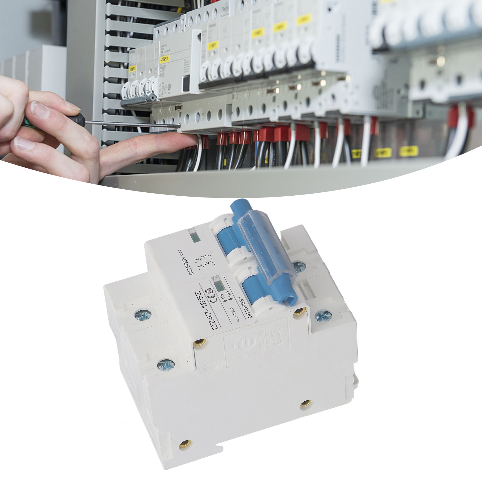 Hochstrom-trennschalter 2p 10 Ka Dc 500 V Für Photovoltaikanlagen, Dc-leistungsschalter Dz47-125zd80