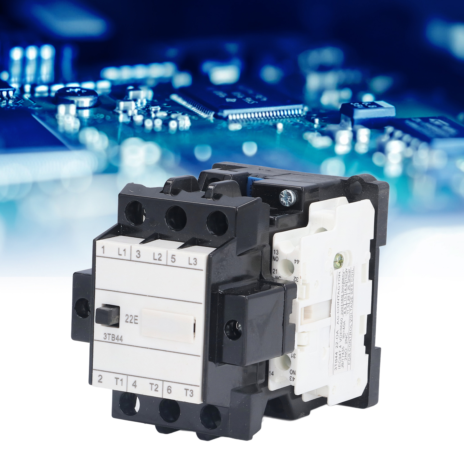 Wechselstromschütz 3tb44, 220 V Ac, 50 Hz, 32 A, 2 Schließer + 2 Öffner, Din-schienenmontage