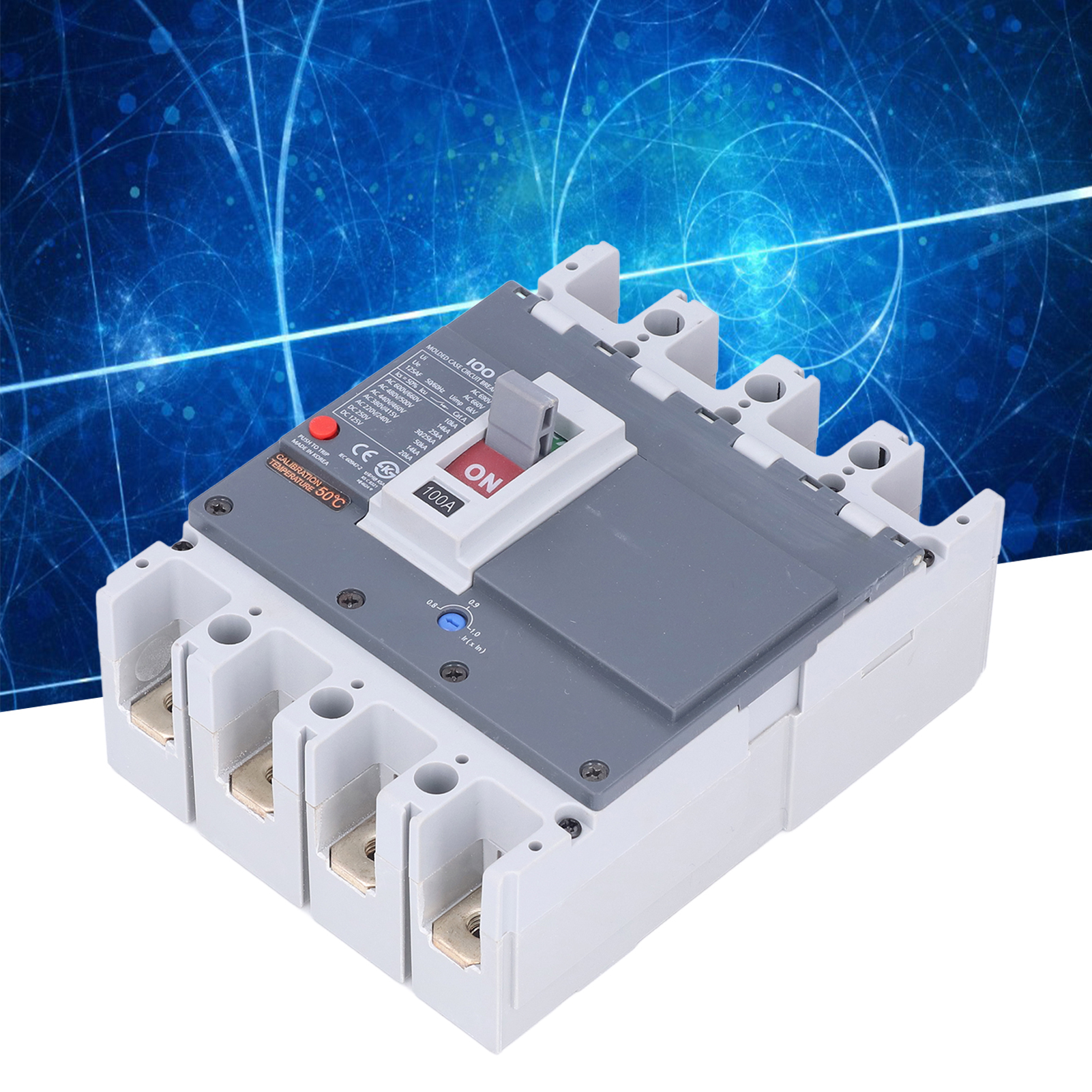 4-poliger Batterieschutzschalter, Trennschalter, Kompaktleistungsschalter 100 A (mccb)