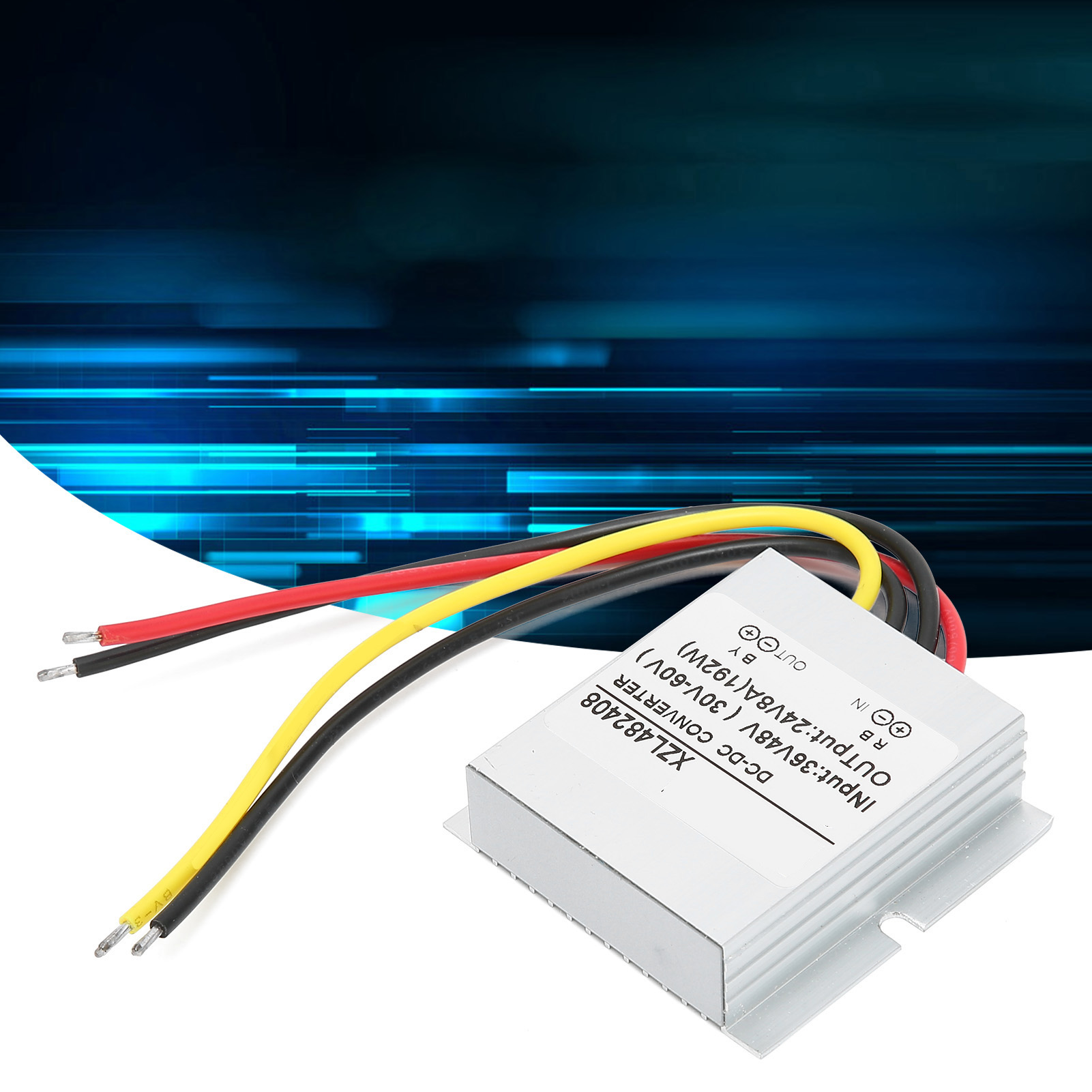 Dc/dc-wandler 48 V Auf 12 V 8 A 192 W, Neues Modell Mit Aluminiumgehäuse