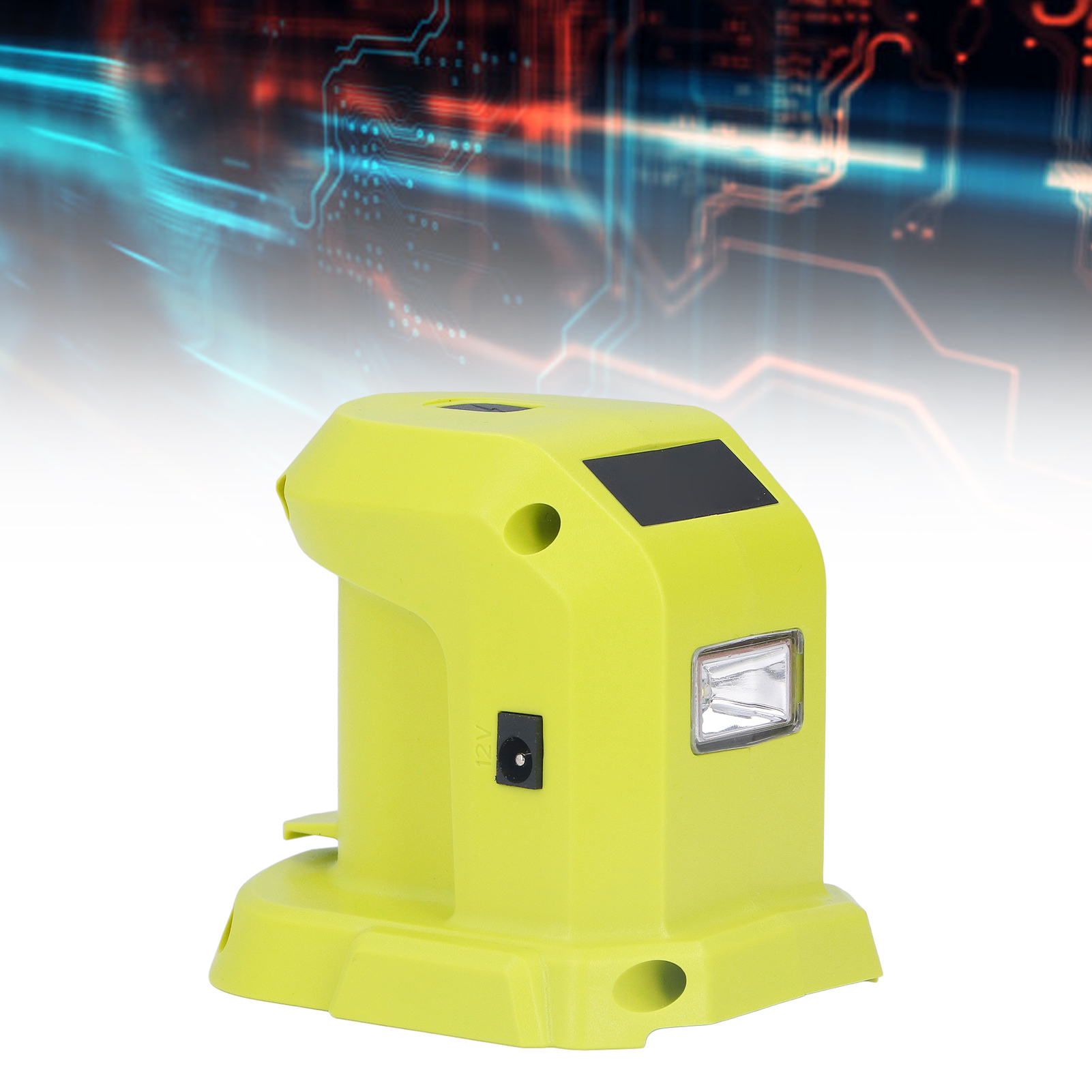 Ryobi P743 18v/14,4v One+ Lithium-ionen-akku-adapter/konverter Mit Beleuchtungsfunktion