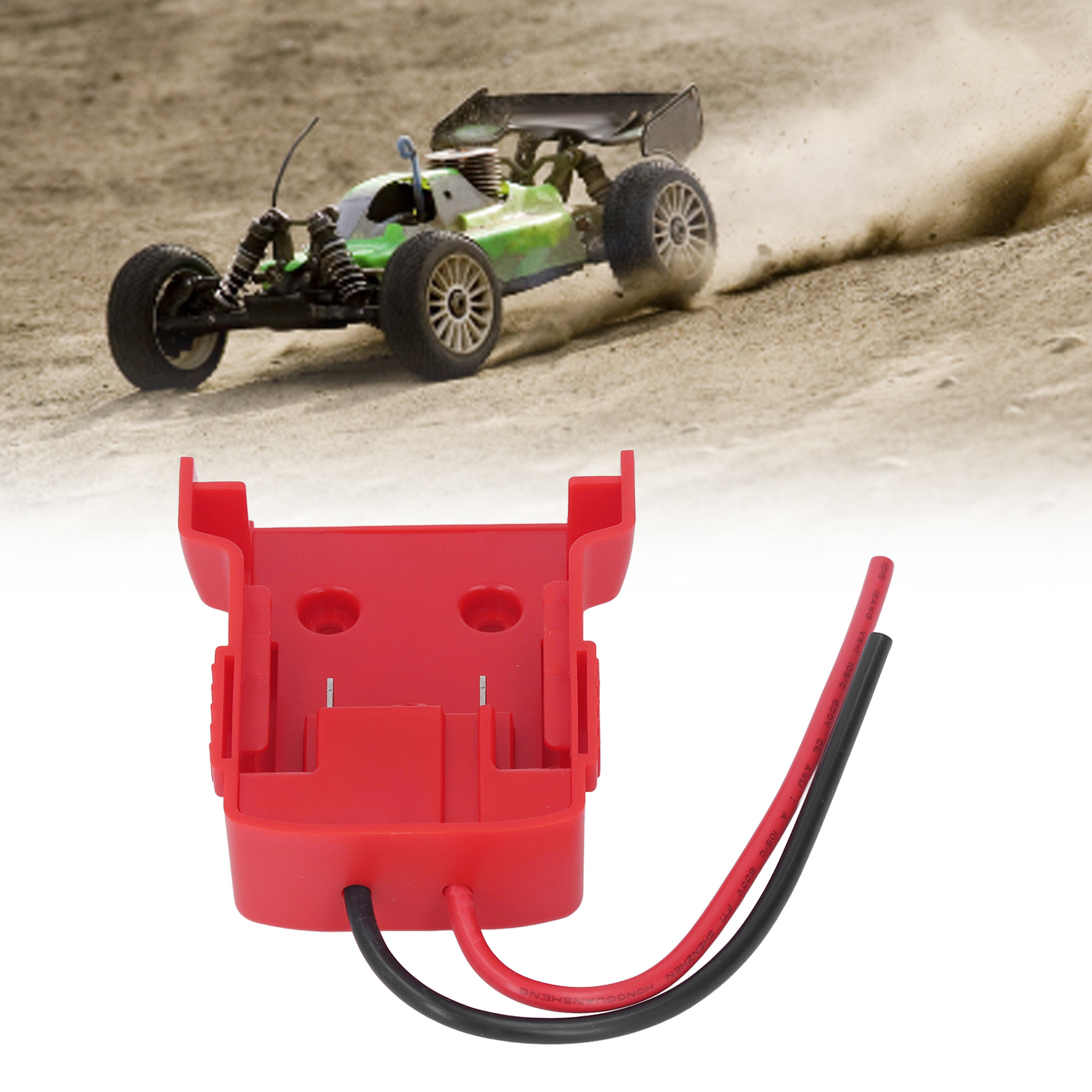 Adapter Für Motorisierte Räder Mit Sicherung Und Anschlüssen Für Milwaukee M18 18v-akkus. Kompatibel Mit Den Milwaukee M18 Lithium-ionen-akkus 48-11-1860 Und 48-11-1850. Stromanschluss Für Ferngesteue