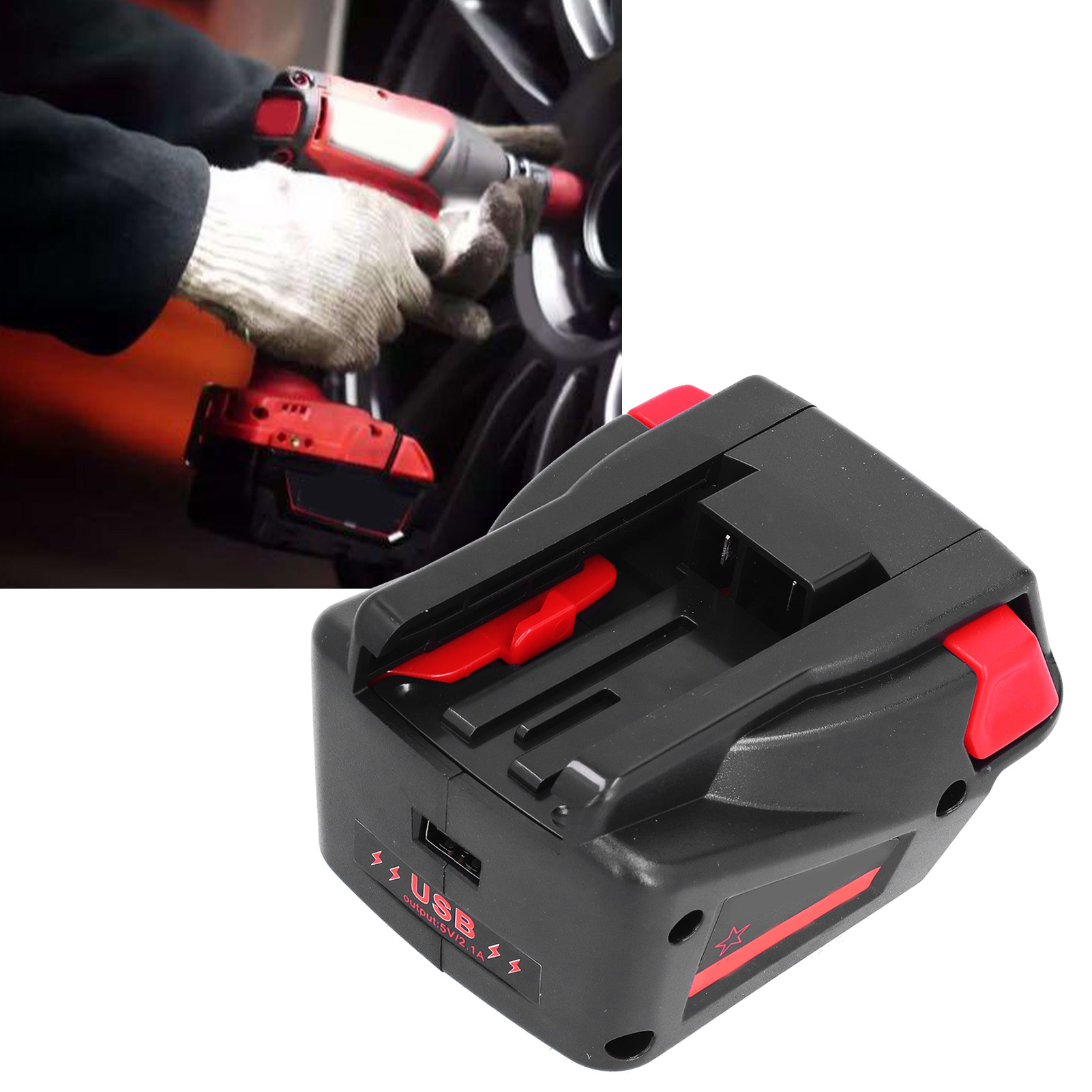 M18-v18 Akkuadapter Für Milwaukee M18 Auf V18 Elektrowerkzeuge (lithium-ionen-akku).