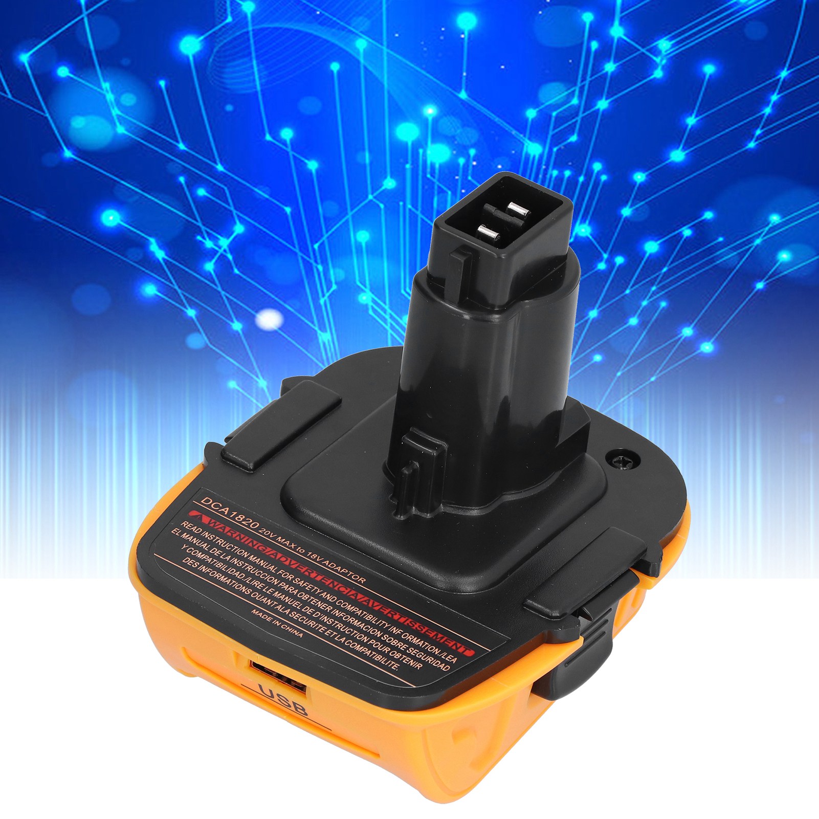Der Akkuadapter Dca1820 Ist Kompatibel Mit Dewalt 18v Lithium-ionen-elektrowerkzeugen Und Dewalt Nickel-cadmium-elektrowerkzeugen.