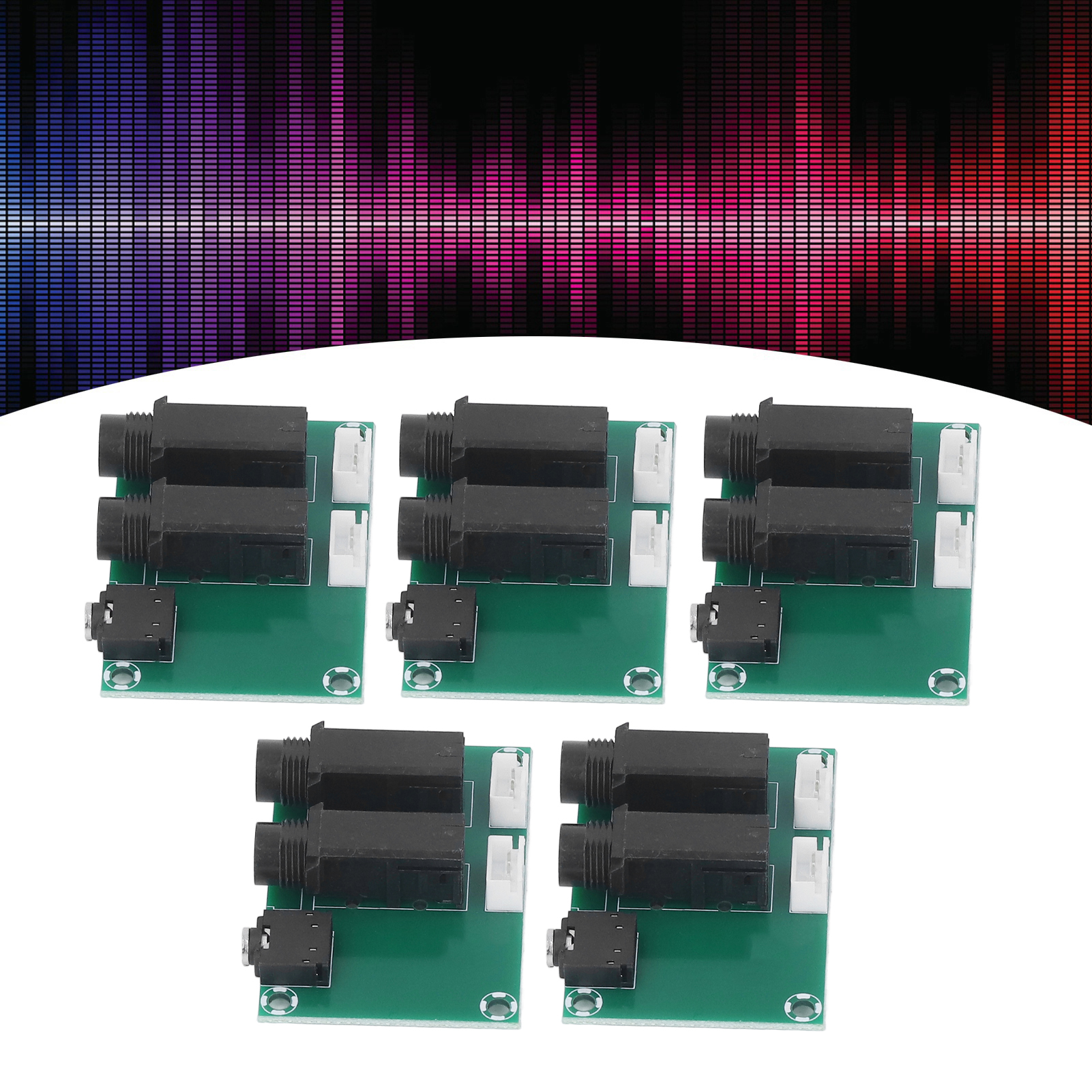 5 Audioadapter (6,5, 6,35, 6,3 Auf 2,54) Für Mikrofon