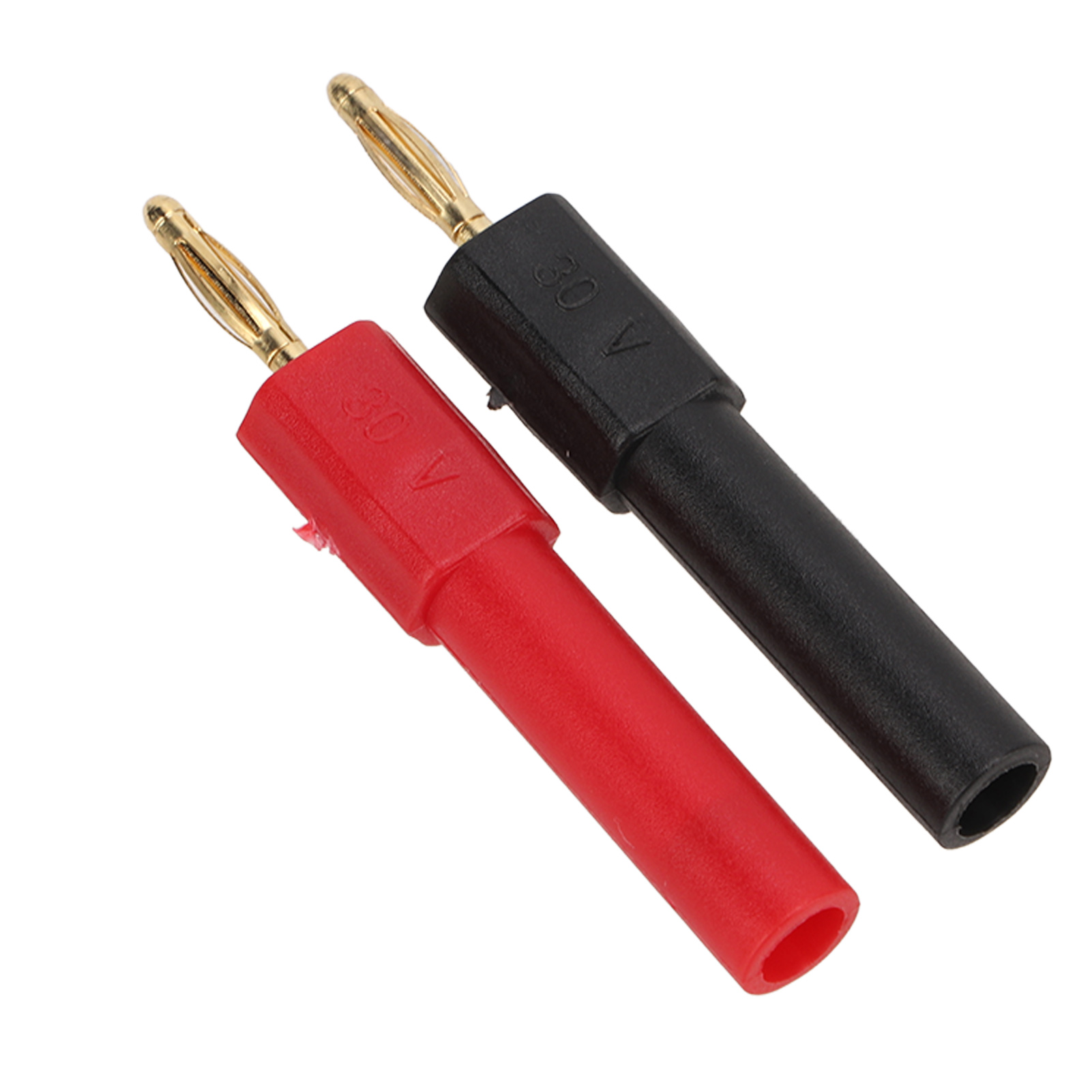 Bananenstecker-adapter J.20011 2 Mm Stecker Auf 4 Mm Buchse (5er-pack, Rot Und Schwarz)