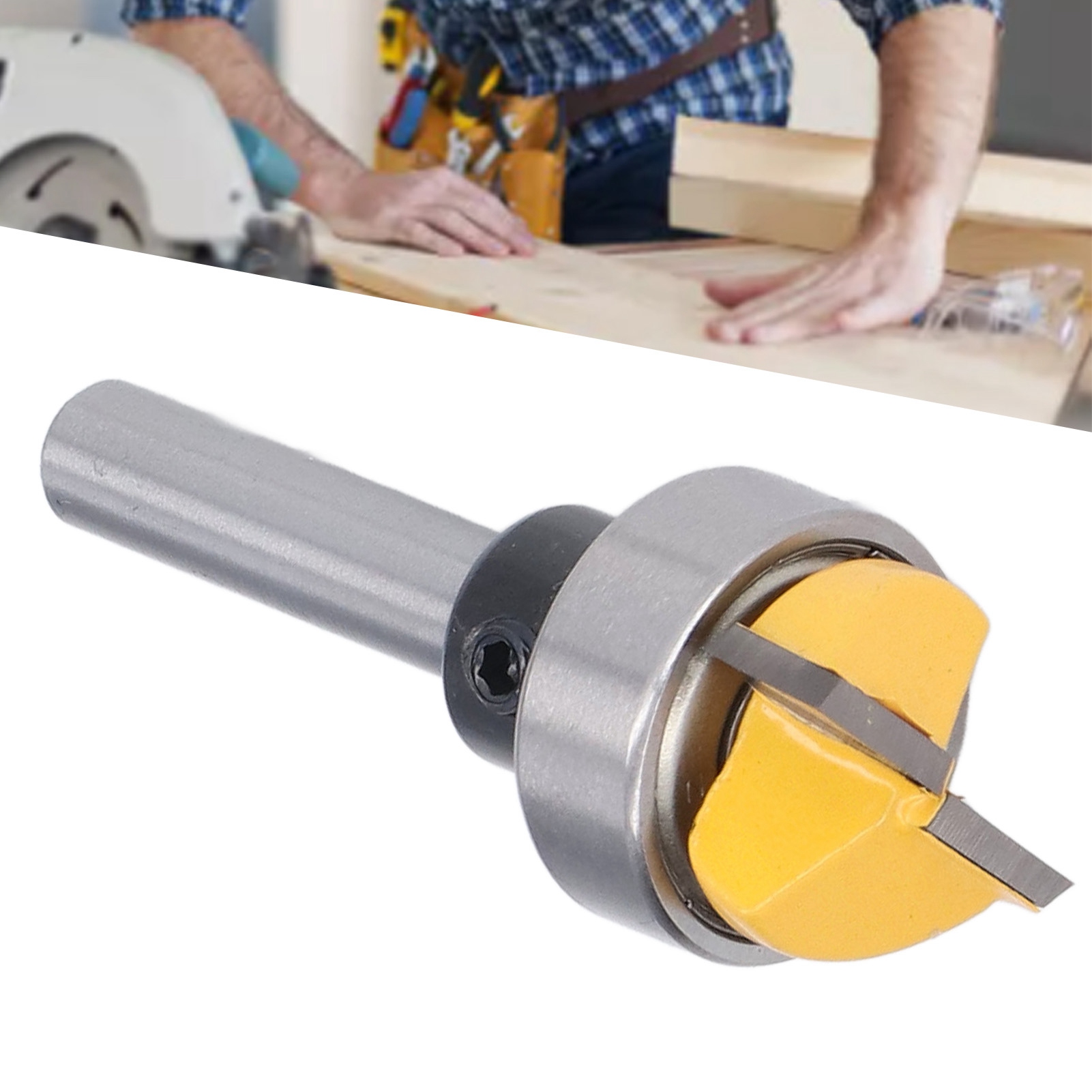 Hochwertiger Profilfräser Mit 6,35 Mm (1/4 Zoll) Schaft, Holzfräser, Nutfräser, Planfräser, Abrichtfräser, Entgratfräser, Fräser