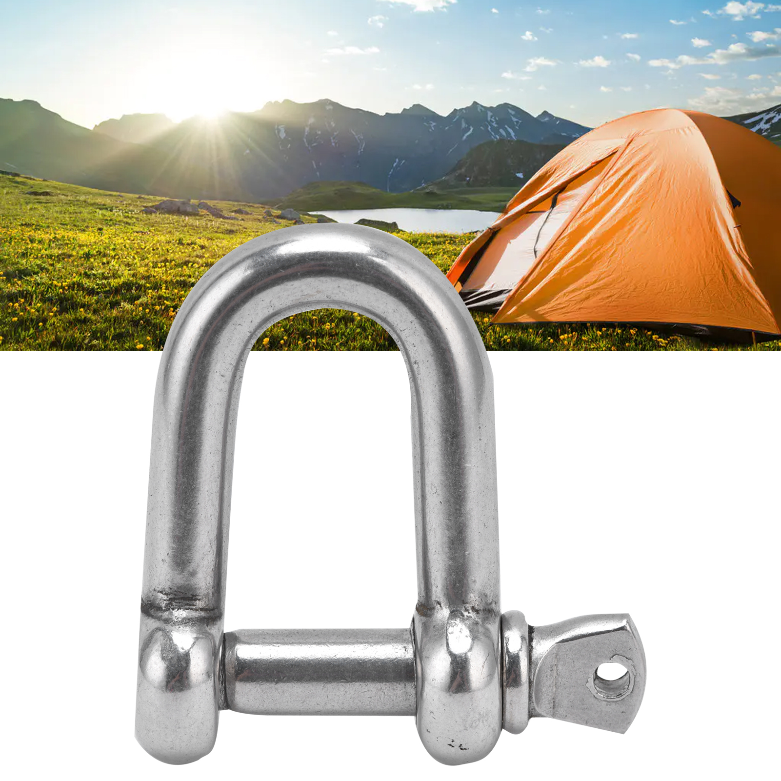 Schäkel Aus Edelstahl 304, D-förmig, U-förmig, Hängend, Bogenförmig, M10
