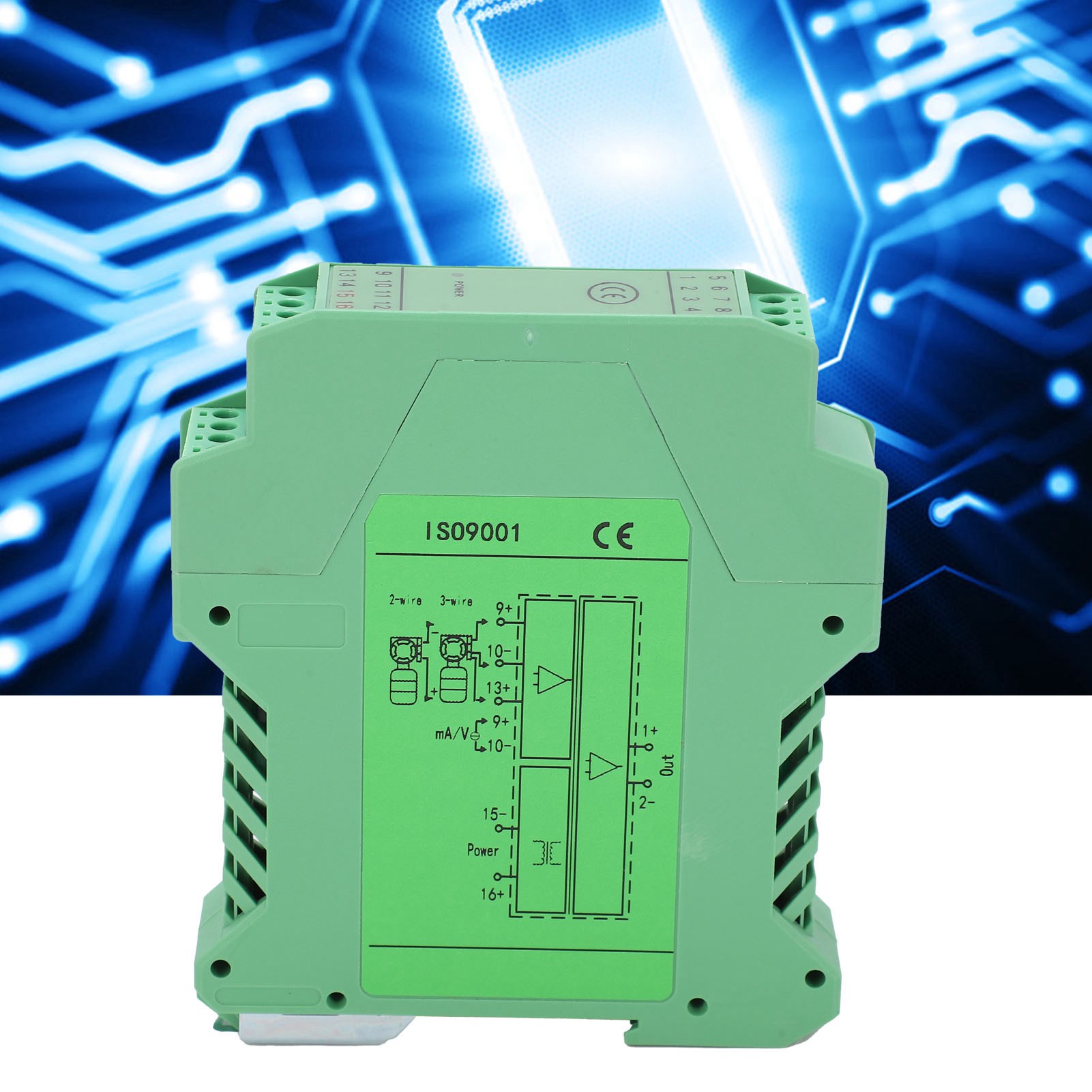 Glg Dc-signalisolator Mit Strom- Und Spannungstransmitter, Ein Eingang Und Ein Ausgang, 0-10v Zu 0-10v Wandlung.