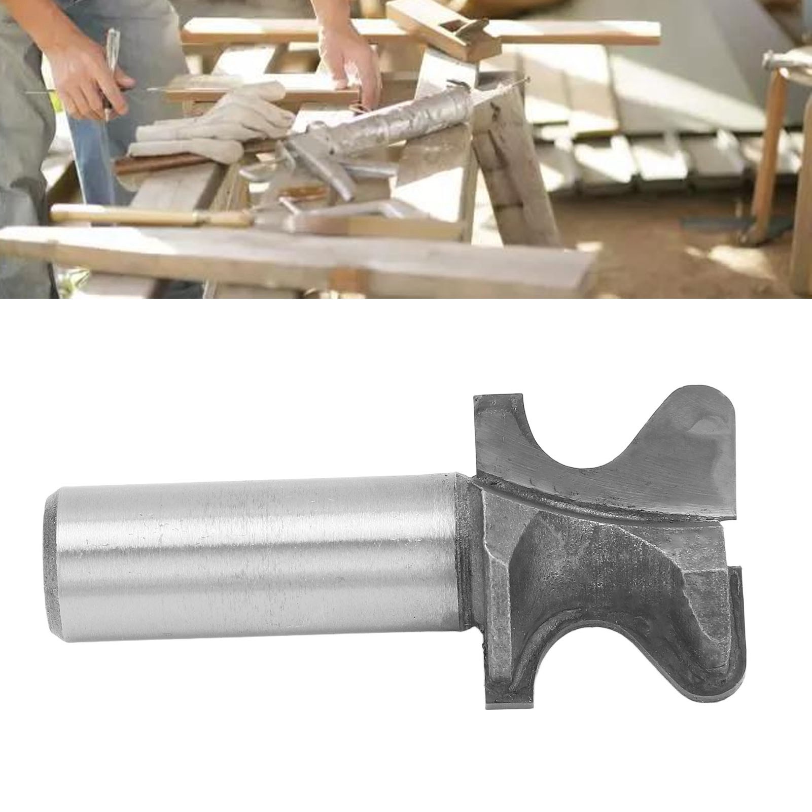 Doppelbogen-nagelknipser, 1/2-zoll-schaft, Nutfräser Für Holzbearbeitung, 1/2 X 25,4 Mm Holzfräser