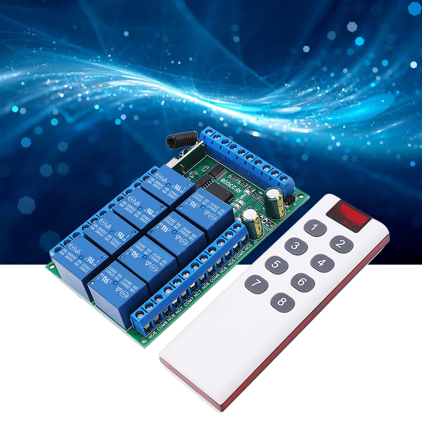 Ev1527 8-kanal Multifunktions-funkfernbedienungsset 433,92 Mhz 5 V