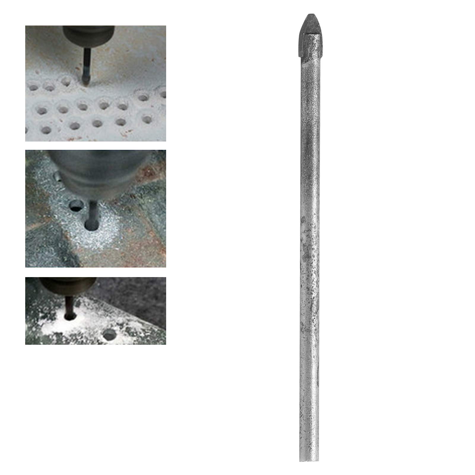 Dreieckige Industriebohrer Aus Legierungen 3-4-5-6-8-10-12 Mm Für Marmor, Glas, Keramik Und Keramikfliesen.