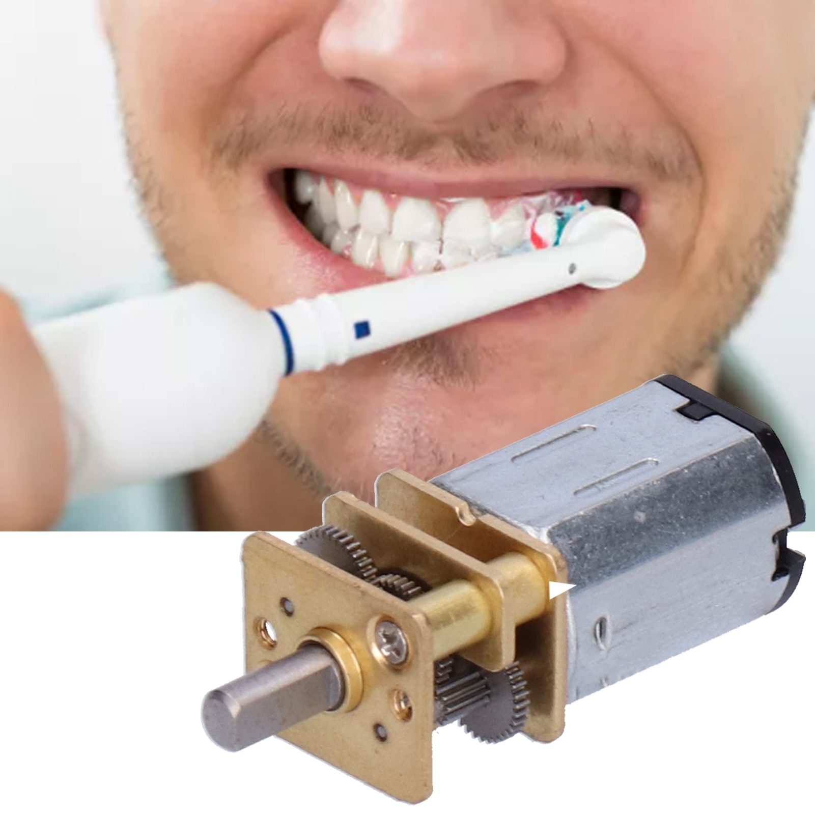 12fn20 Gleichstrom-getriebemotor, Intelligenter Verriegelungsmotor, Niedrige Drehzahl 6 V Dc 60 U/min 37