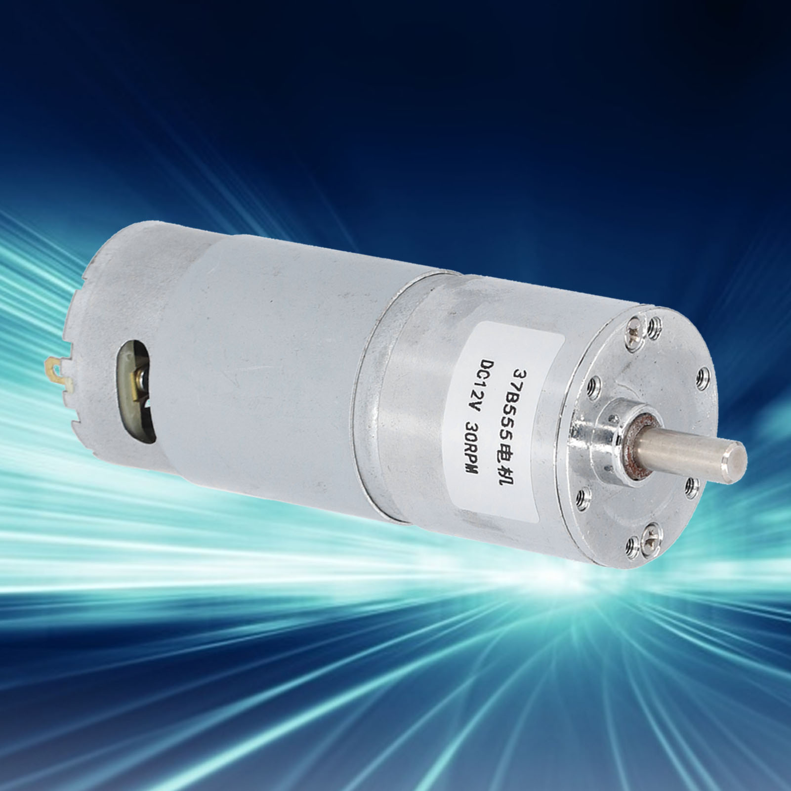 37b555 Gleichstrom-getriebemotor, 12 V Gleichstrom, 30 U/min