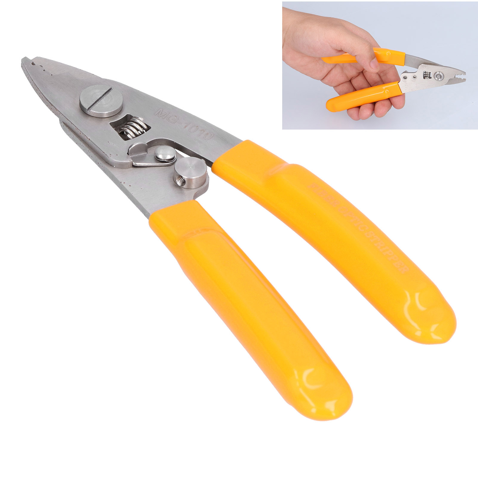 T2203 Glasfaser-abisolierer, Miller Glasfaserschneider, Dreihand-glasfaser-abisolierwerkzeug Aus Edelstahl Mit Pigtail-beschichtung