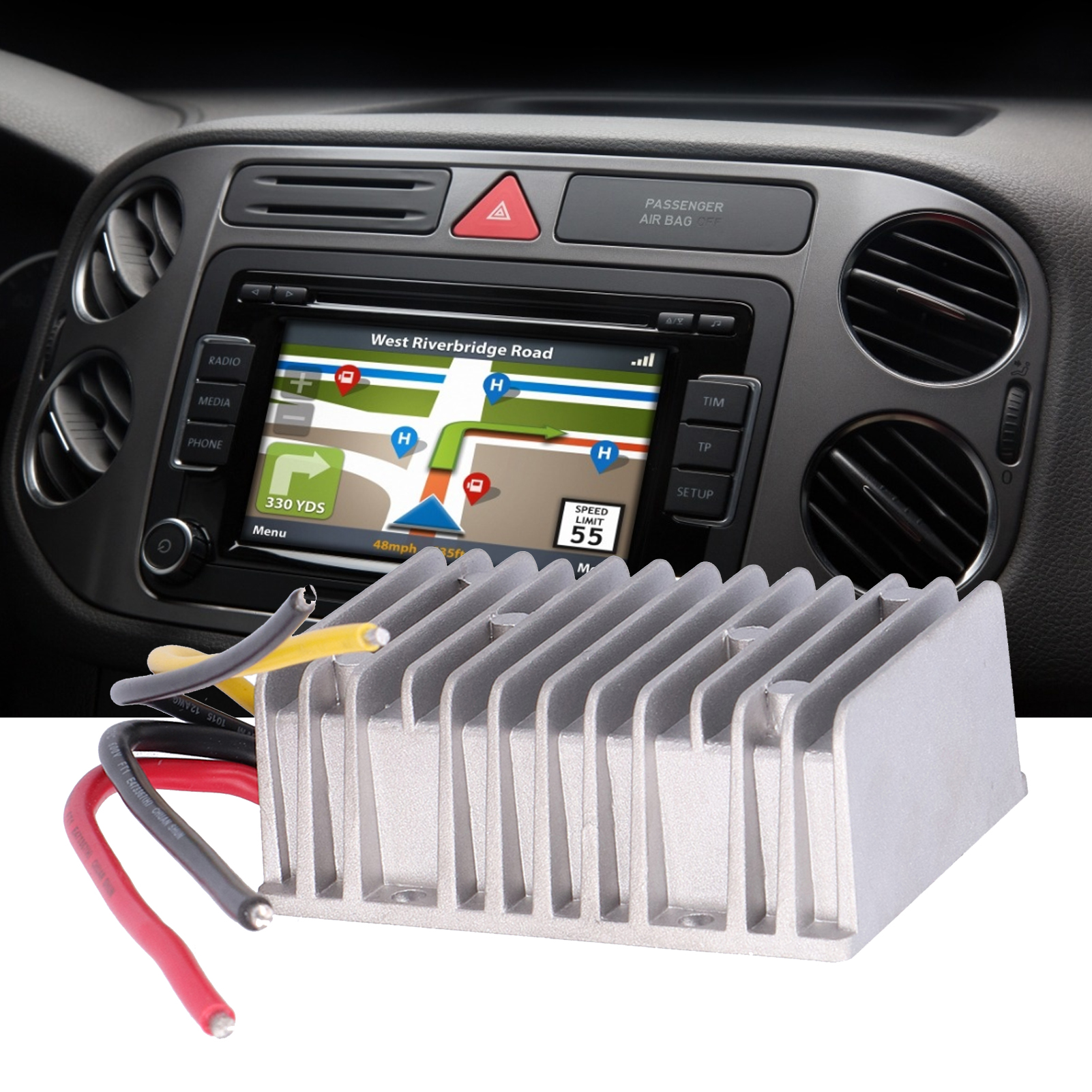 Hocheffizienter 480-w-dc/dc-aufwärtswandler (12 V Auf 24 V, 20 A) Für Fahrzeuge (tbs1224u480d)
