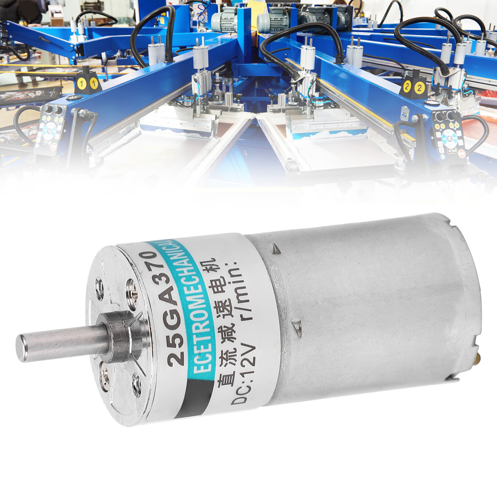 12-v-gleichstrom-miniatur-getriebemotor Mit Halterung Xd-25ga370+, Langsam Laufender Getriebemotor (vorwärts Und Rückwärts), 100 U/min