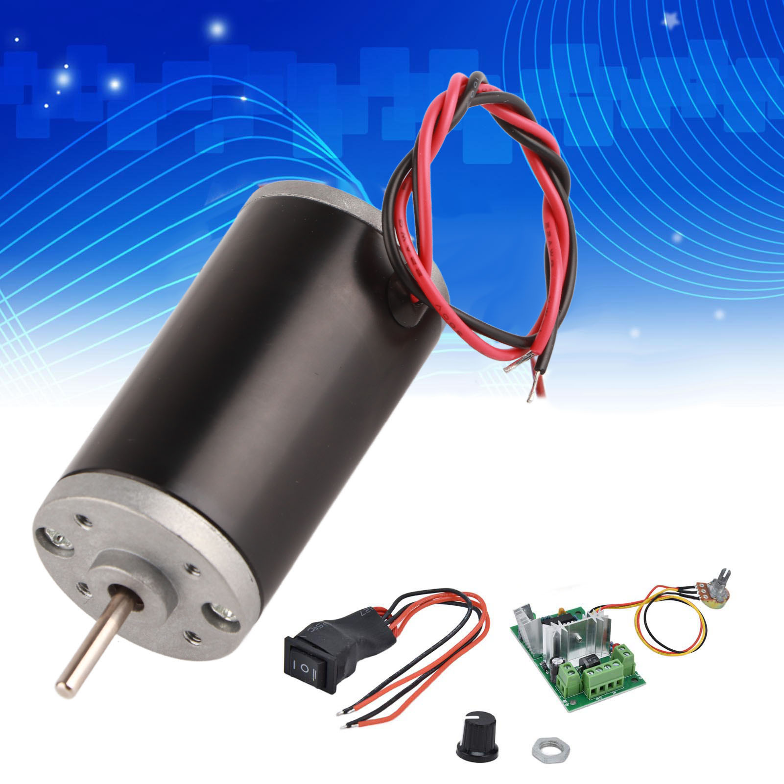 31zy Permanentmagnet-gleichstrommotor, Hochleistungs-miniaturmotor, Vorwärts-/rückwärts-drehzahlregler, 12 V, 8000 U/min