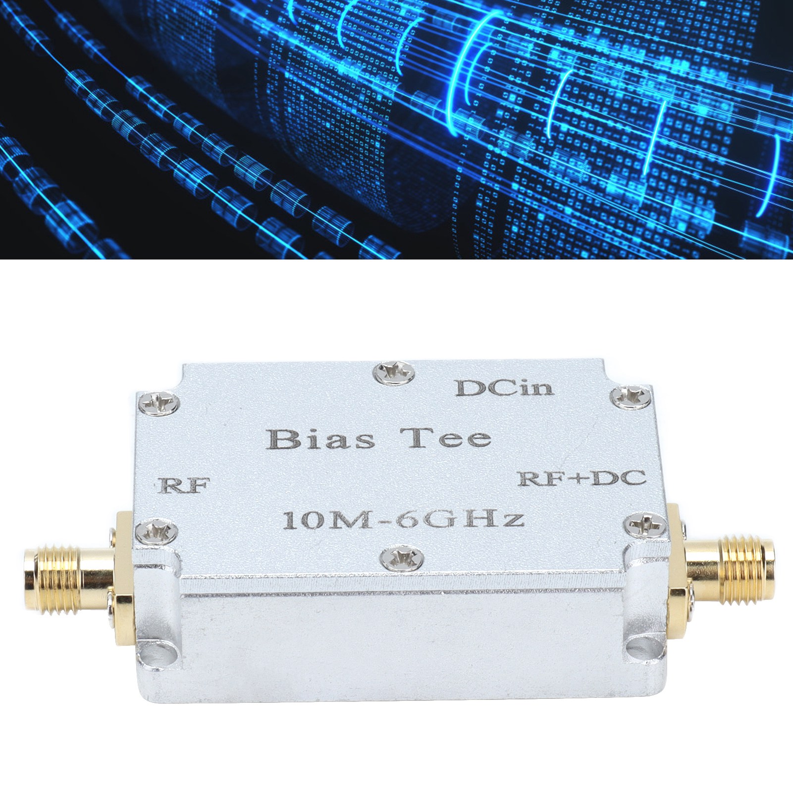 Mikrowellenkondensator (250 V Dc), Hf-netzteilgehäuse, Polarisierte Einheit, Koaxiales Netzteil, Dc-hf-sperre, 10 Mhz–6 Ghz, Geringe Störfestigkeit