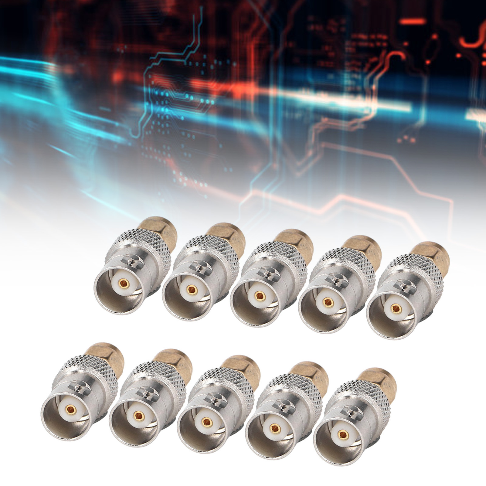 Hf-koaxialadapter, Bnc-buchse Auf Sma-stecker, Bnck/sma, Erhältlich In 10er-packungen.
