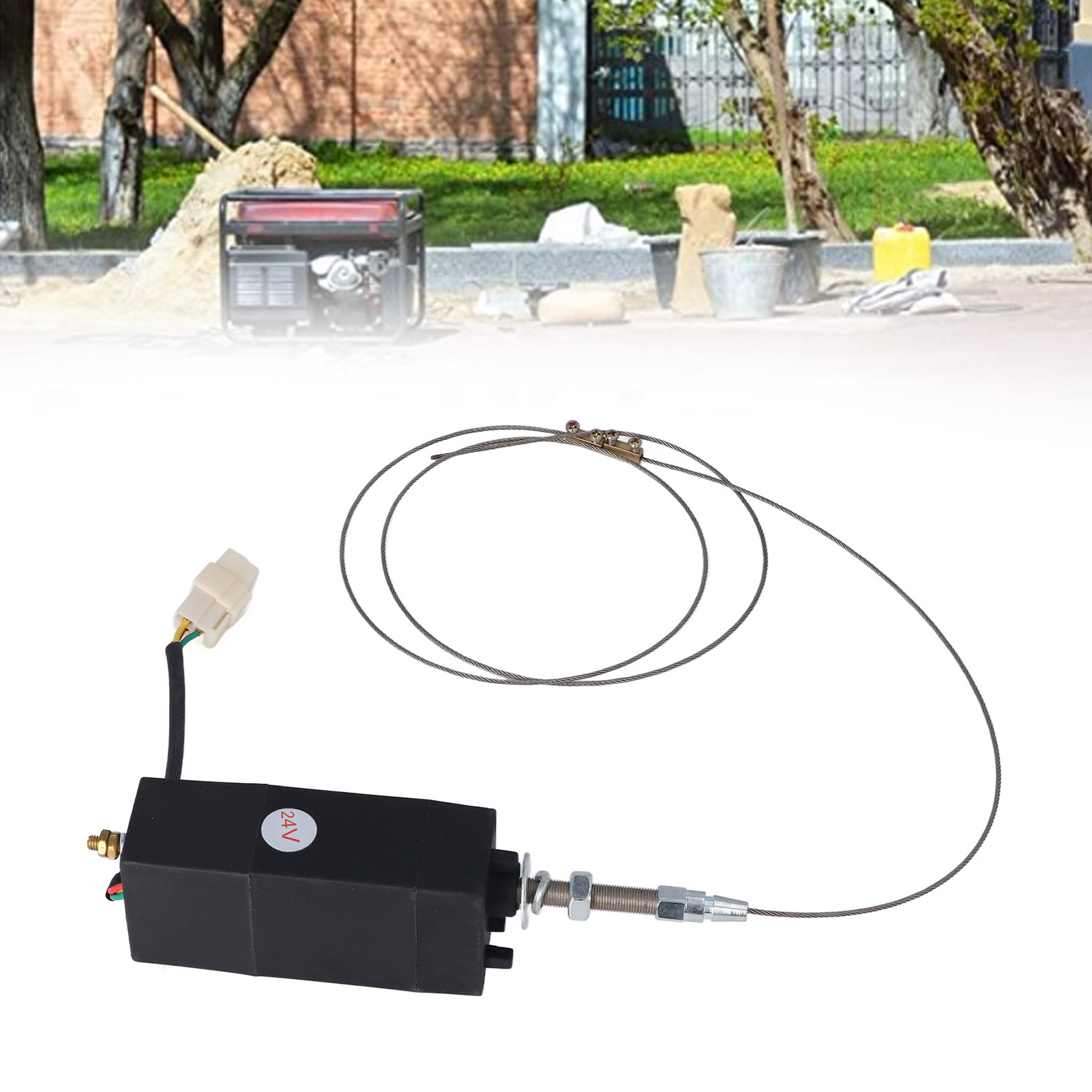 Hy-pl Dieselgenerator-set: Elektrischer Drehzahlregler, Not-aus-vorrichtung, Gashebelschalter, Drehzahlregler (dc24v)