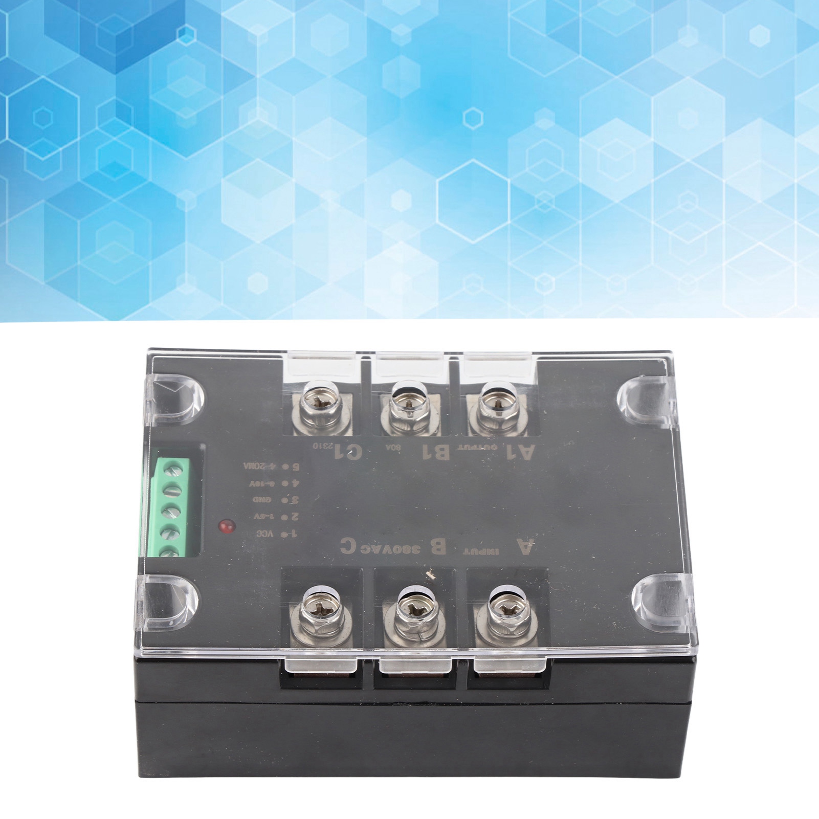 Dreiphasen-halbleiter-spannungsregler, Thyristor-spannungsregler, Wechselstrom-halbleiter-spannungsregler Ac380vtsr-80wa-h (ohne Kühlkörper)