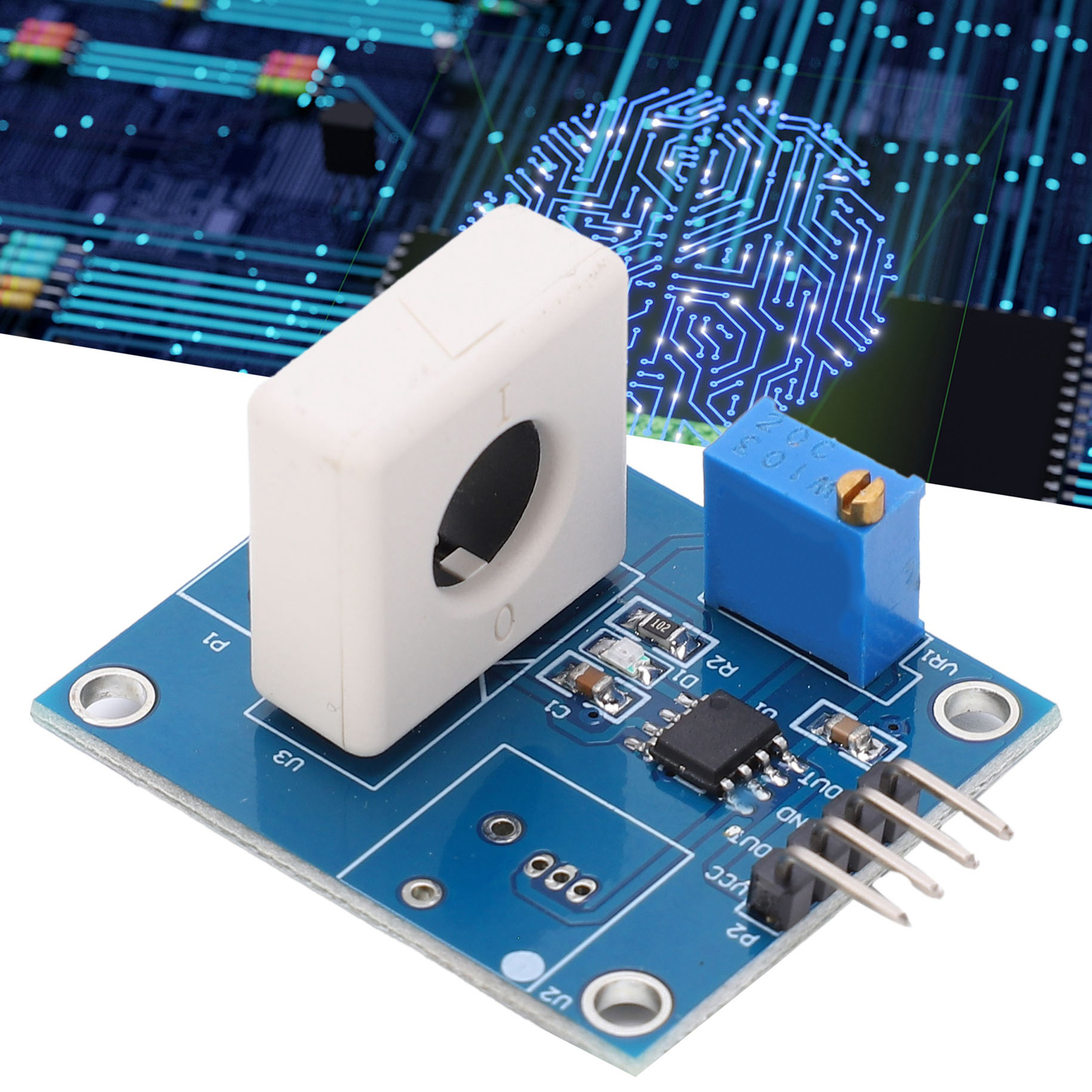 Der Hall-effekt-stromsensor Wcs1800 Erkennt Kurzschlüsse/überströme Von 35 A.