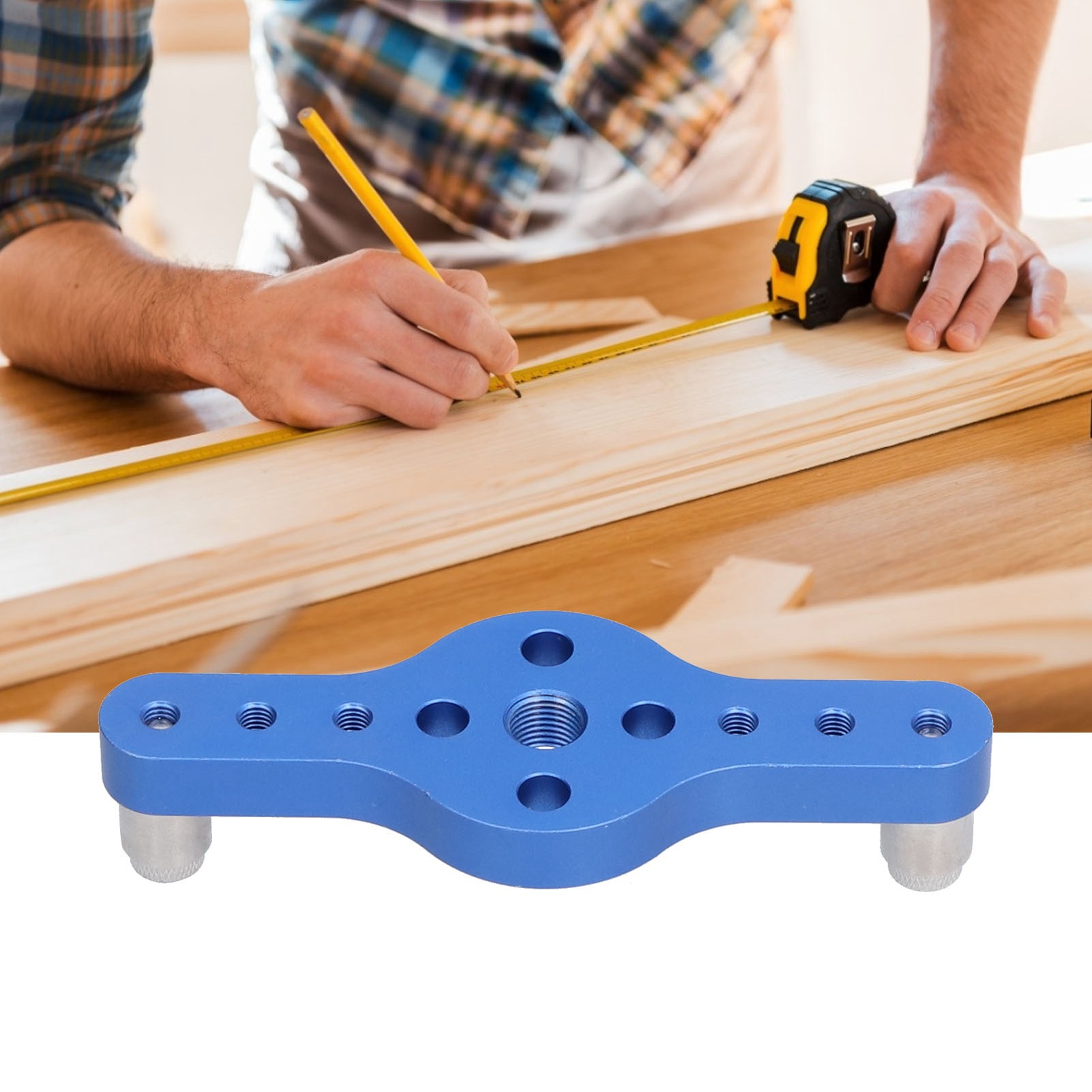 Gerader Bohrer Für Holzbearbeitung - Blaue, Längliche Form
