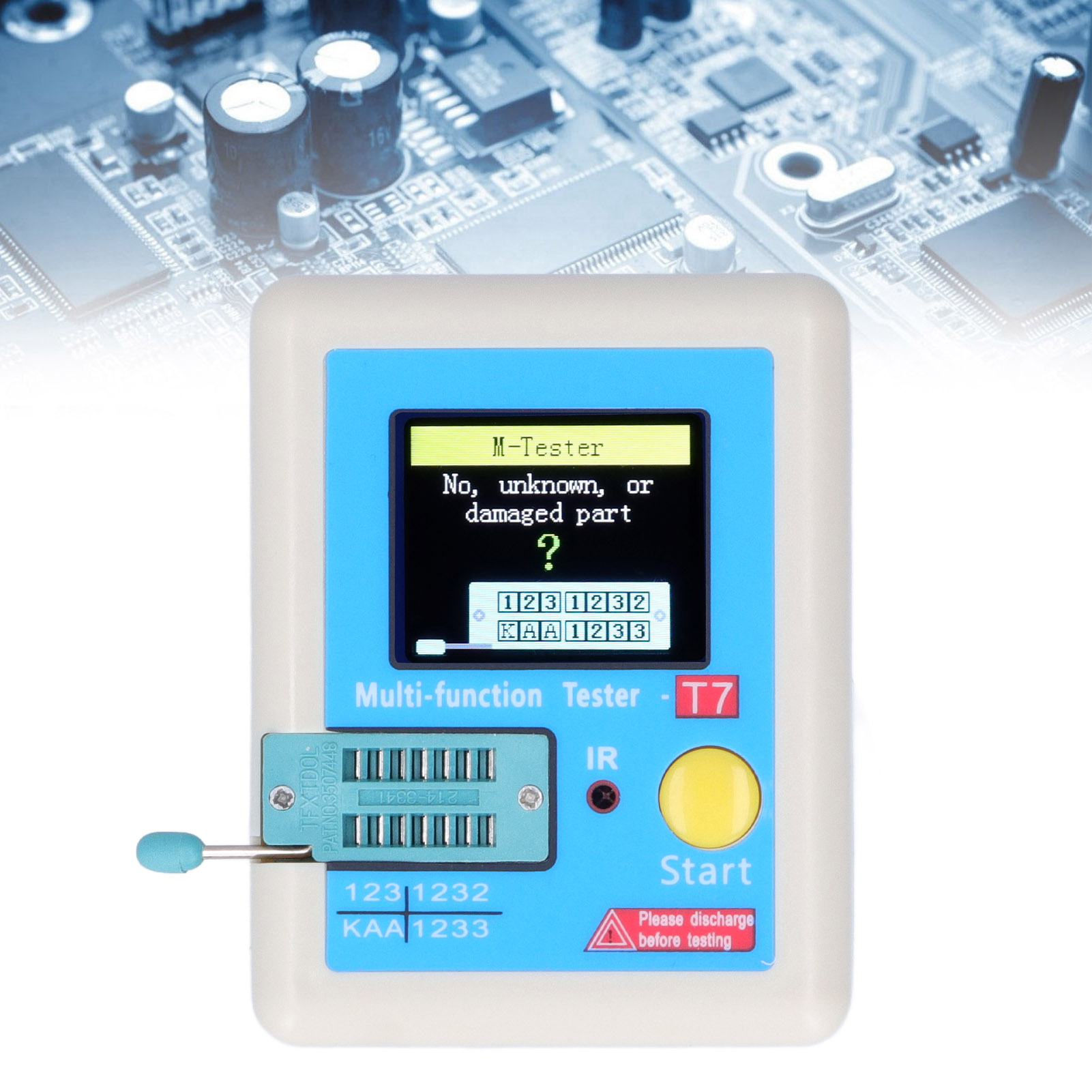 Lcr-t7 Hochgeschwindigkeits-transistortester Mit Farbgrafikdisplay