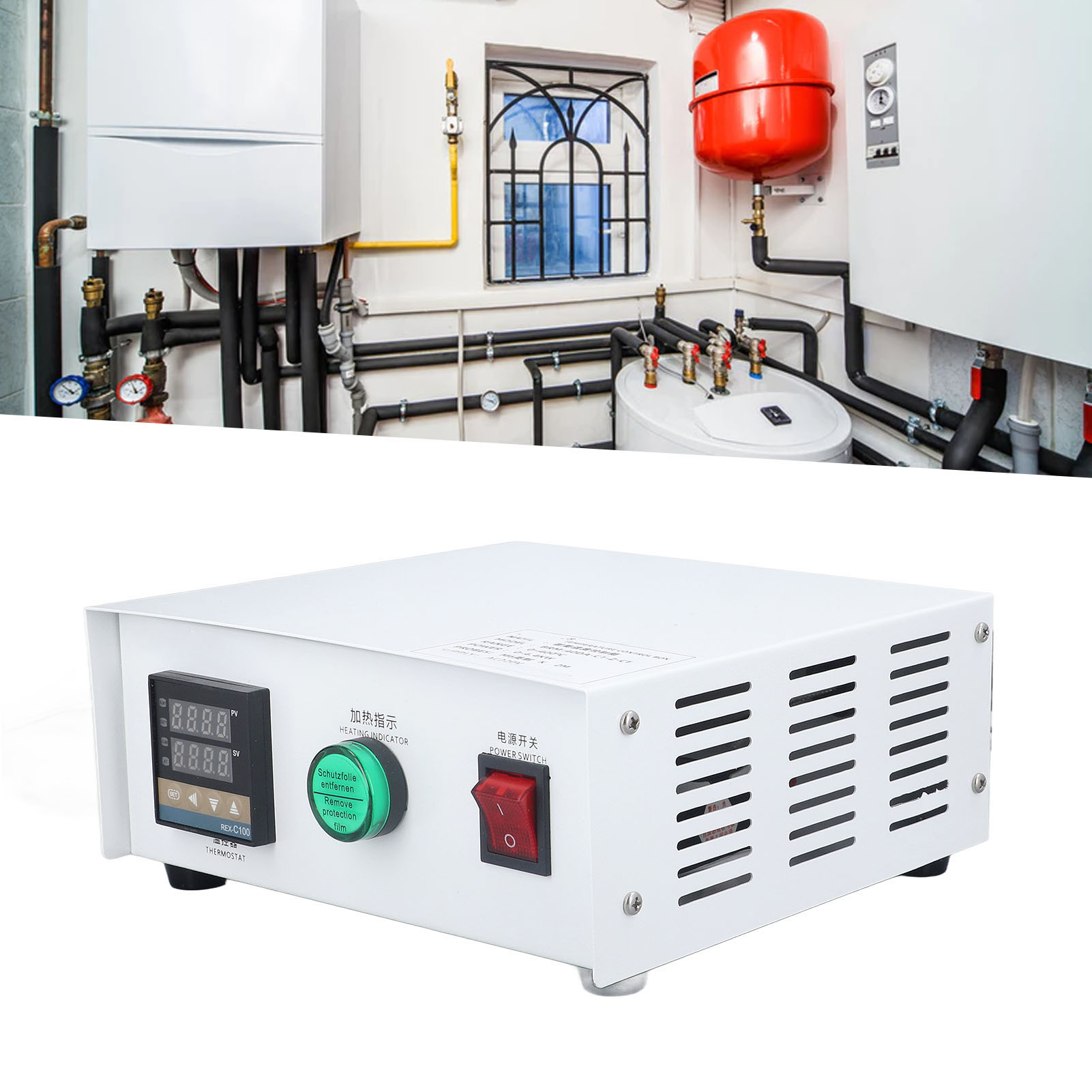Berm/brm-40da-c1-z-ct Temperaturreglerbox, Miniatur-pid-temperaturregler Mit Selbstregulierung (m6, Ac220v, 2m)