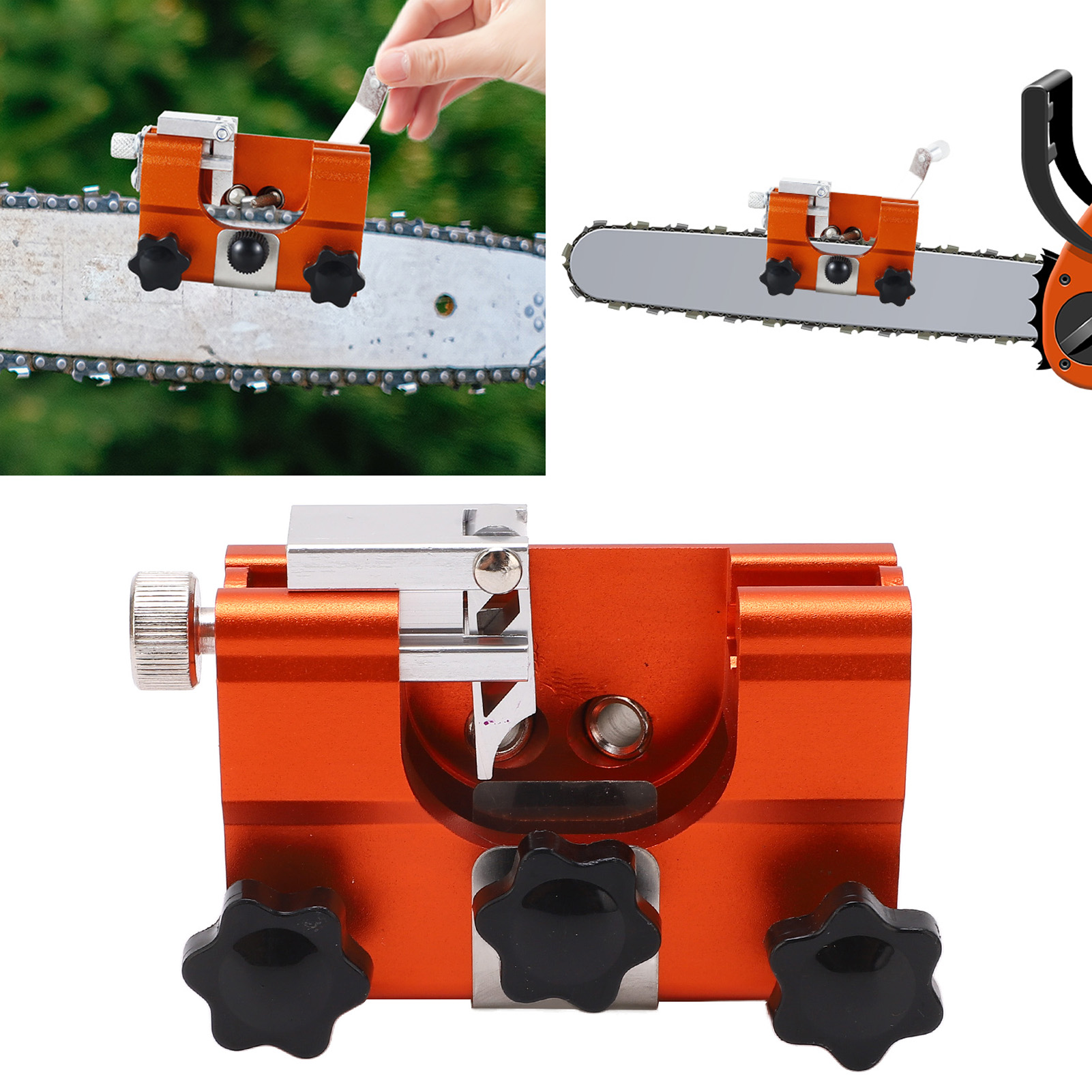 Manueller Kettenschärfer, Tragbares Kettenschärfgerät Für Den Heimgebrauch, Kettenclip, Kettenschärfer