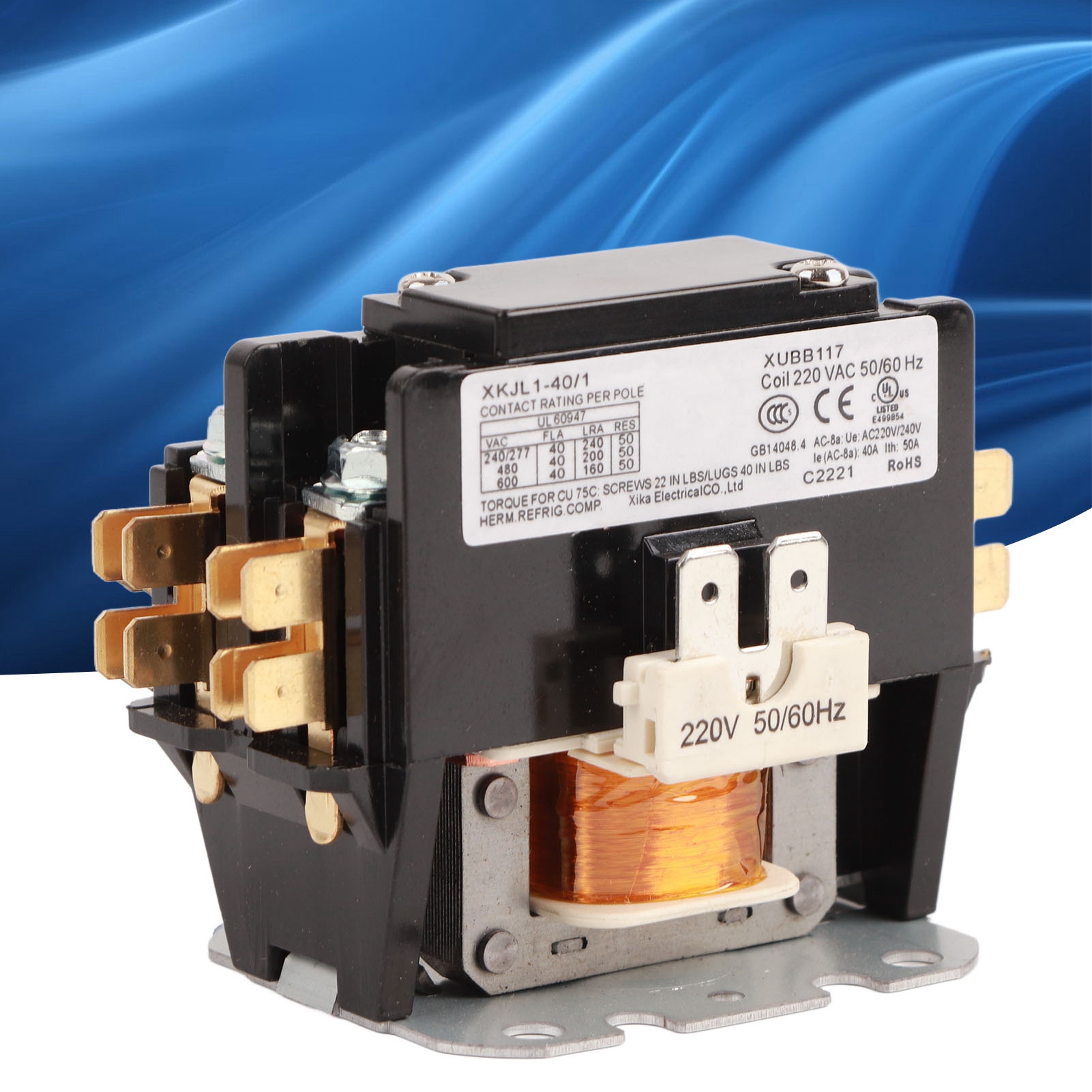 Hochleistungs-netzschütz Xkjl1-40/1, Speziell Für Klimaanlagen, 220 V, 50/60 Hz, Einphasig