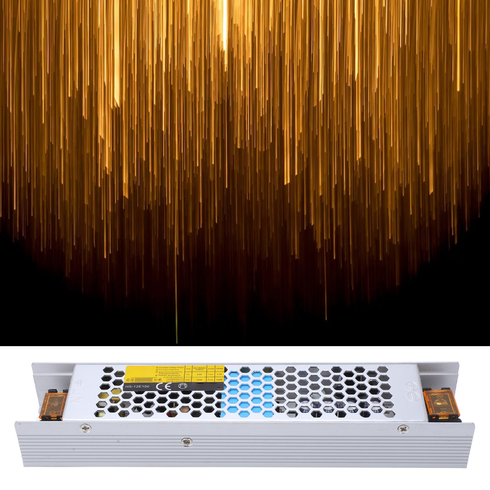 100-w-innennetzteil Für Led-streifen-leuchtkästen, 185–264 V Ac (12 V) Konstantspannungs-schaltnetzteil Für Den Innenbereich