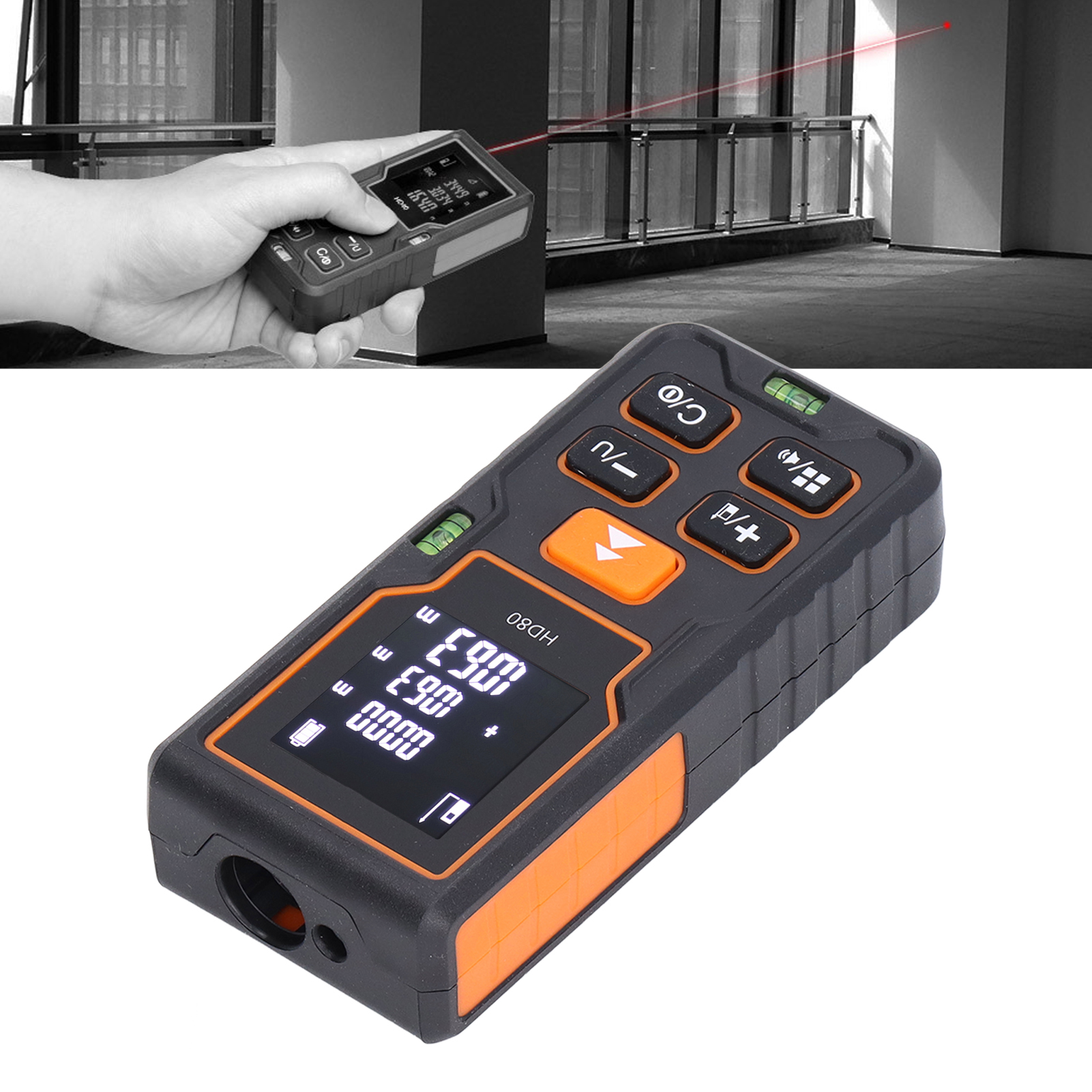 Hd80 Entfernungsmesser, Infrarot-laser-entfernungsmesser, Elektronisches Laser-lineal