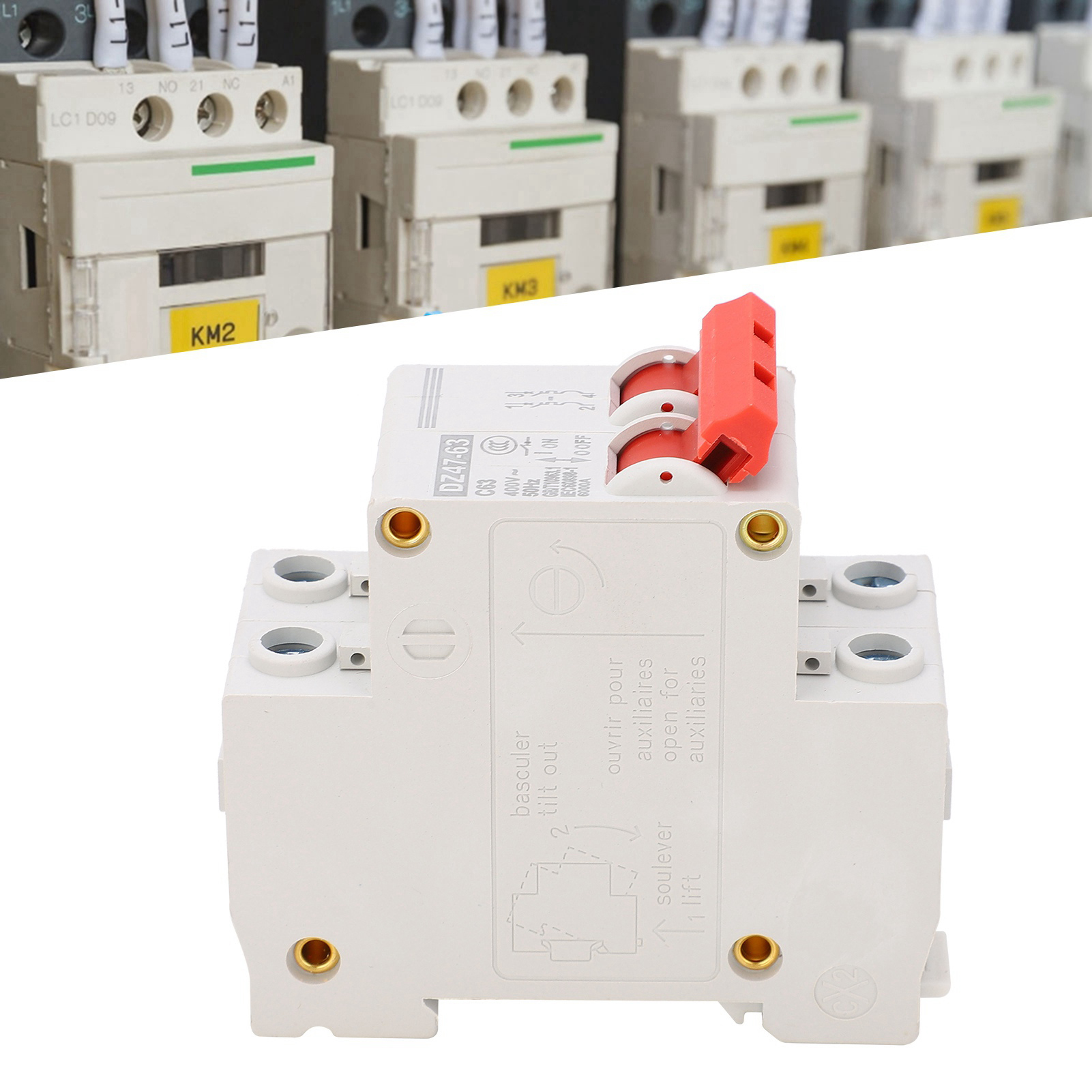 Miniatur-2p-leistungsschalter Dz47-63 400v Für Den Hausgebrauch