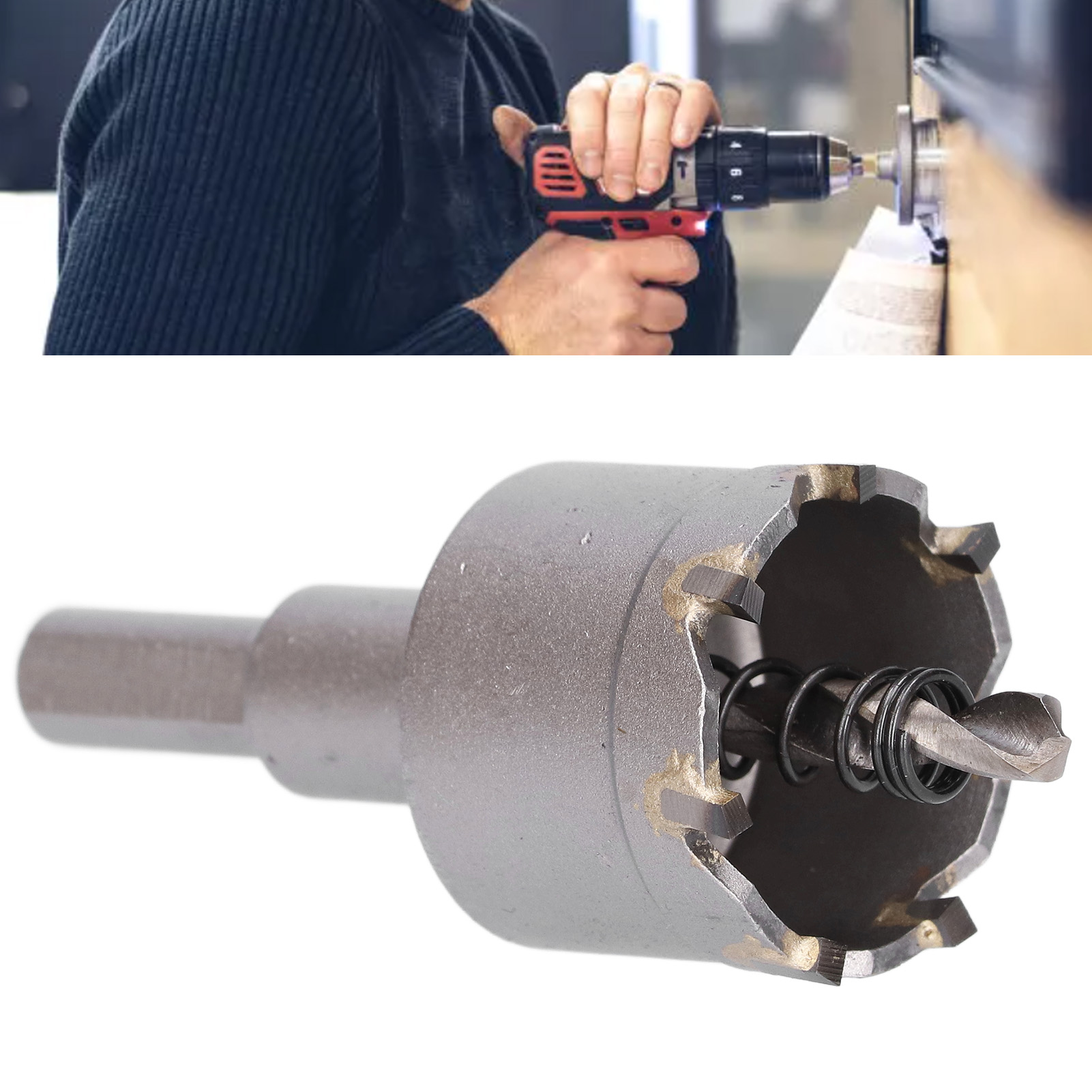 16–35 Mm Hartmetall-lochsäge, Tct-bohrer, Lochsäge Aus Edelstahllegierung, 35 Mm
