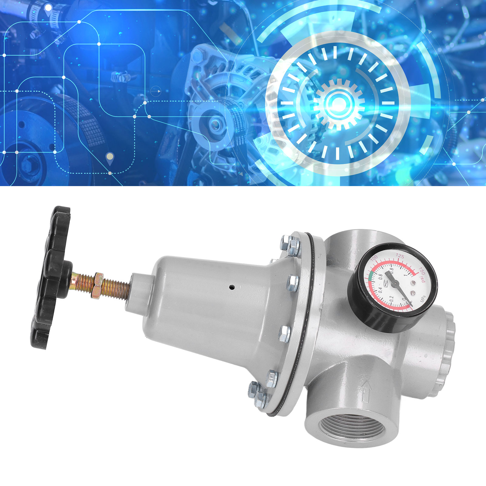 Großdimensioniertes Pneumatisches Druckminderungsventil Der Serie Qty-32 Für Druckluftprozessoren