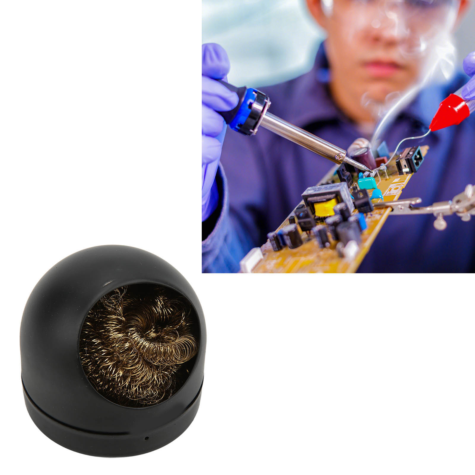 Bester Lötspitzenreiniger, Kugelförmiger Lötspitzenreiniger, Stahlwollspitzenreiniger