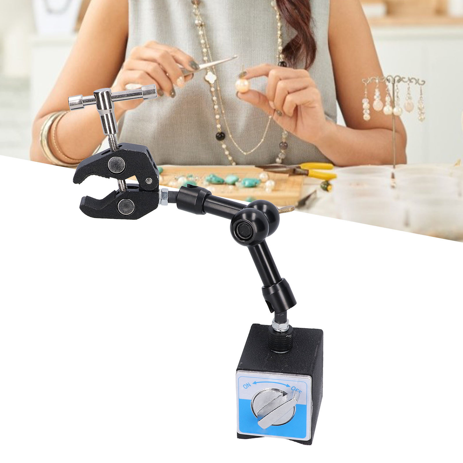 Hochleistungs-lötklemme Mit Magnetfuß, Kurzes Lötgerät, Schmucklötgerät, Dreihand-lötkolbenständer Mit Klemmtisch, Hilfslötgerät Für Lötreparaturen.