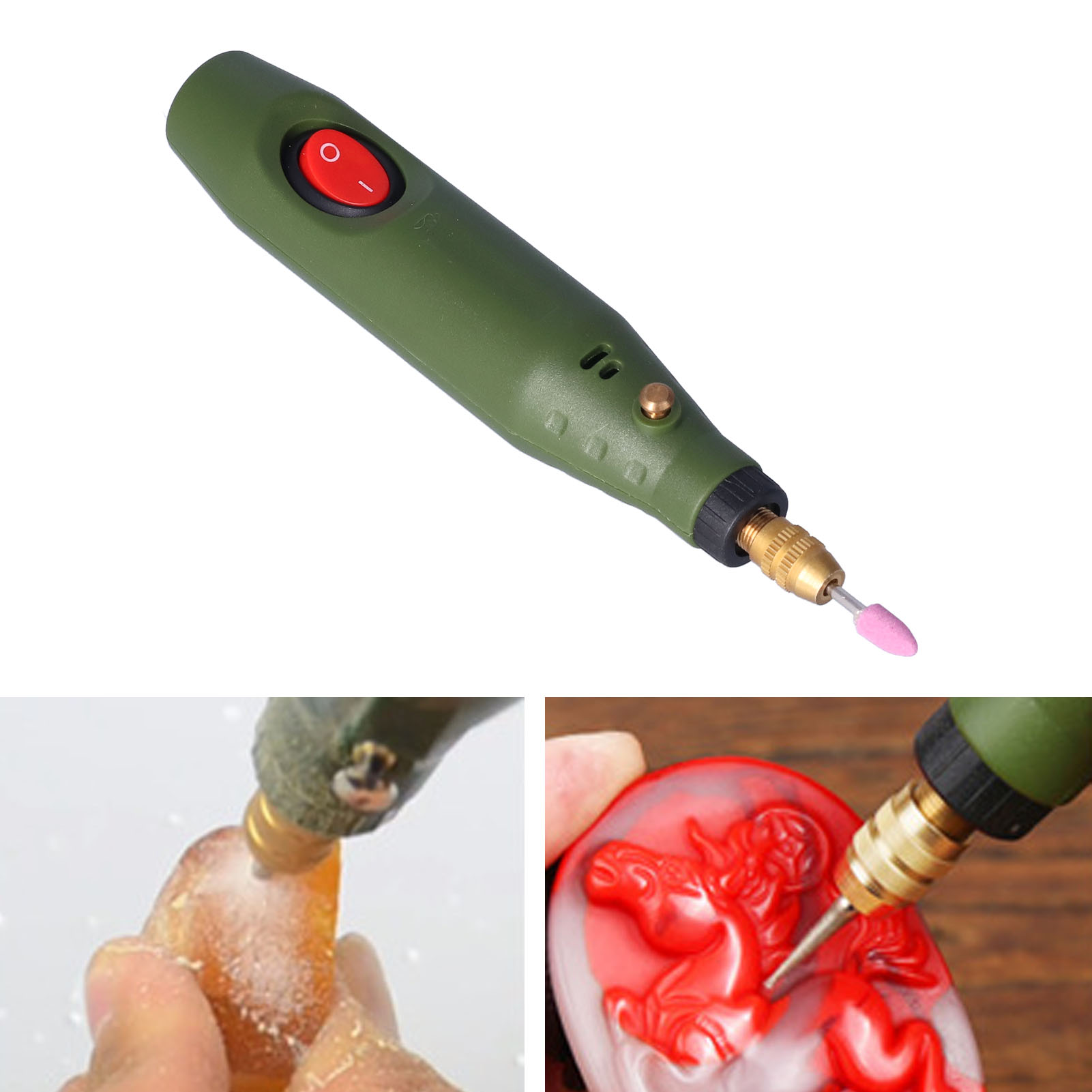 P-500-8 Mini-elektroschleifer/bohrer/gravierstift (18-teilig) Ac100-240v Europäischer Standard