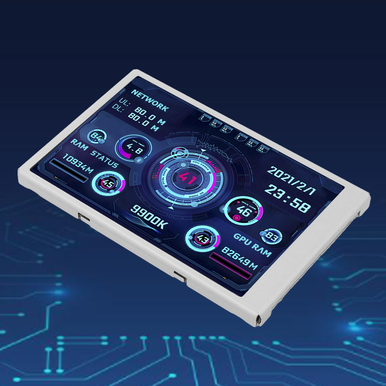 Zweitdisplay: 3,5 Zoll Typ-c Ips Zur Überwachung Elektronischer Und Industrieller Geräte.