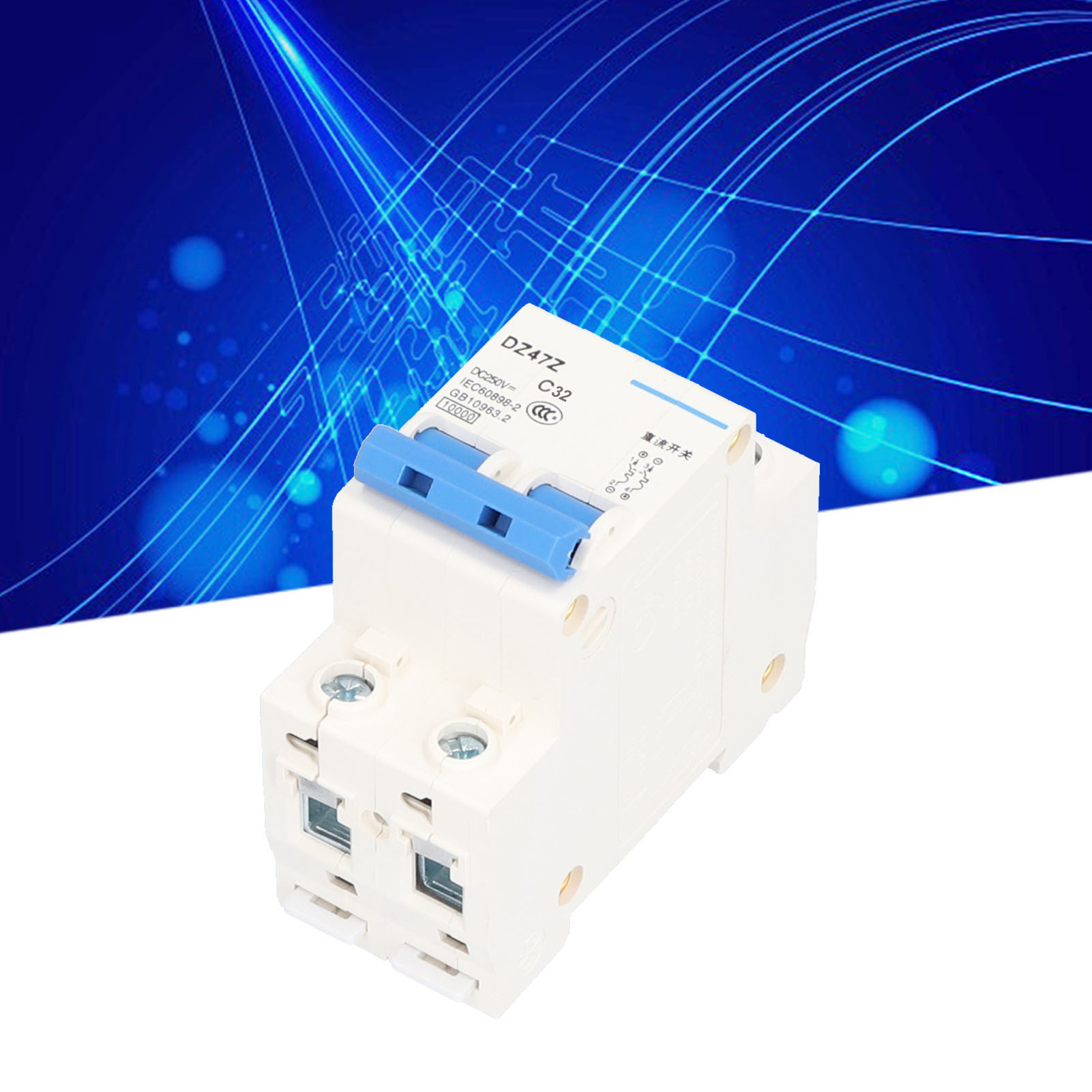 Miniatur-gleichstrom-leistungsschalter Für Niederspannung Dz47z 2p 250v 32a