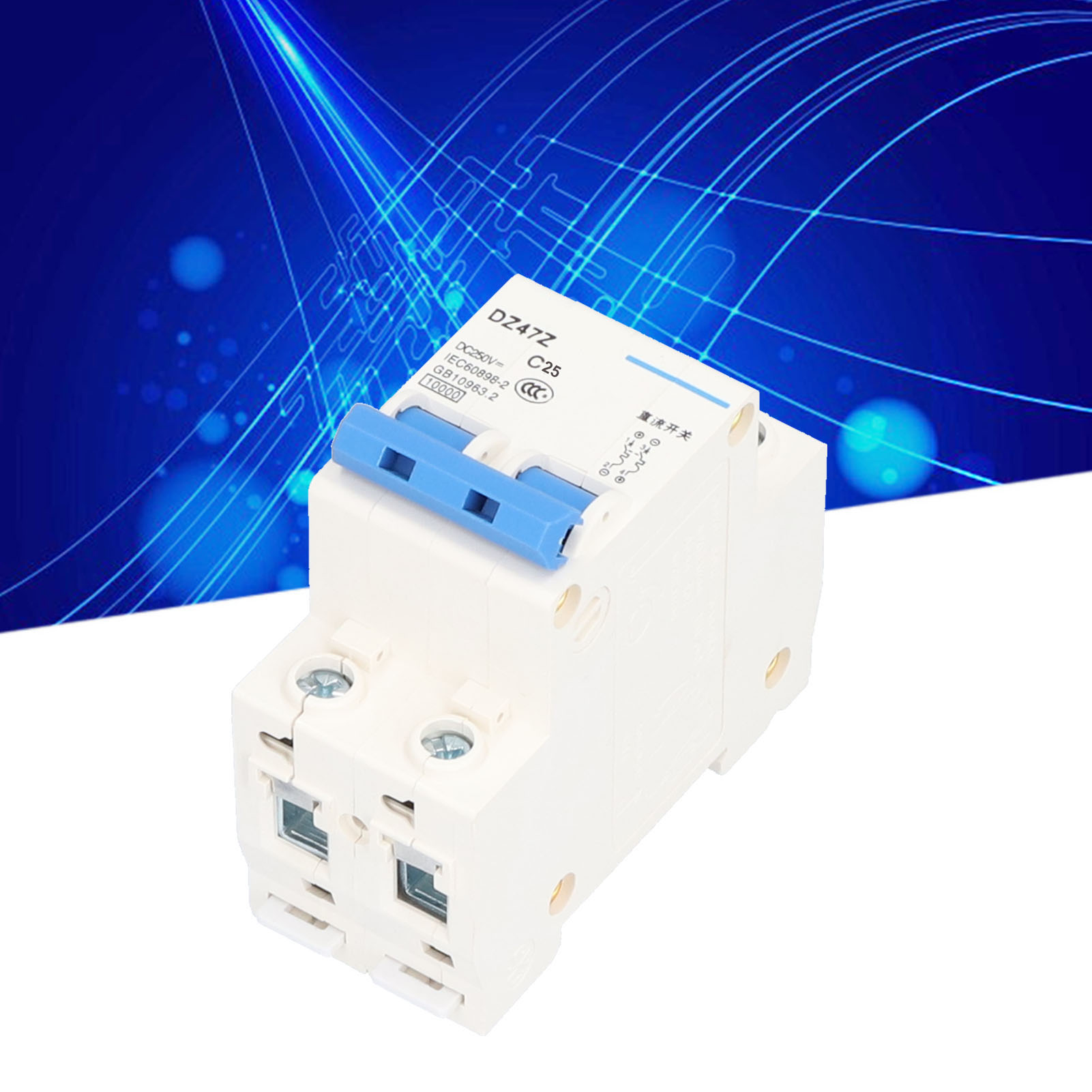 Miniatur-gleichstrom-leistungsschalter Für Niederspannung Dz47z 2p 250v 25a