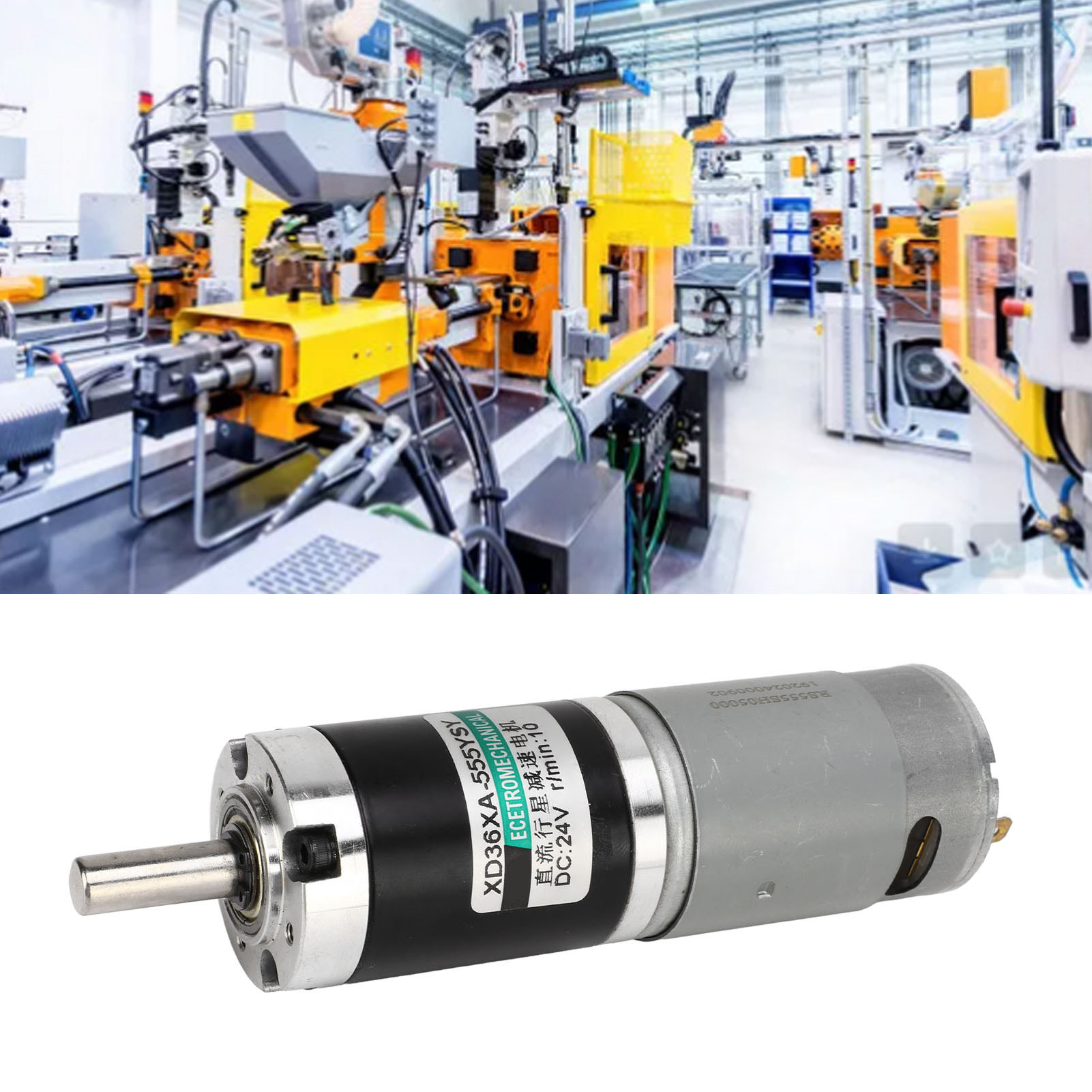 Xd36xa-555ysy-24v Miniatur-gleichstrommotor Mit Variabler Drehzahl (vorwärts Und Rückwärts) 10 U/min