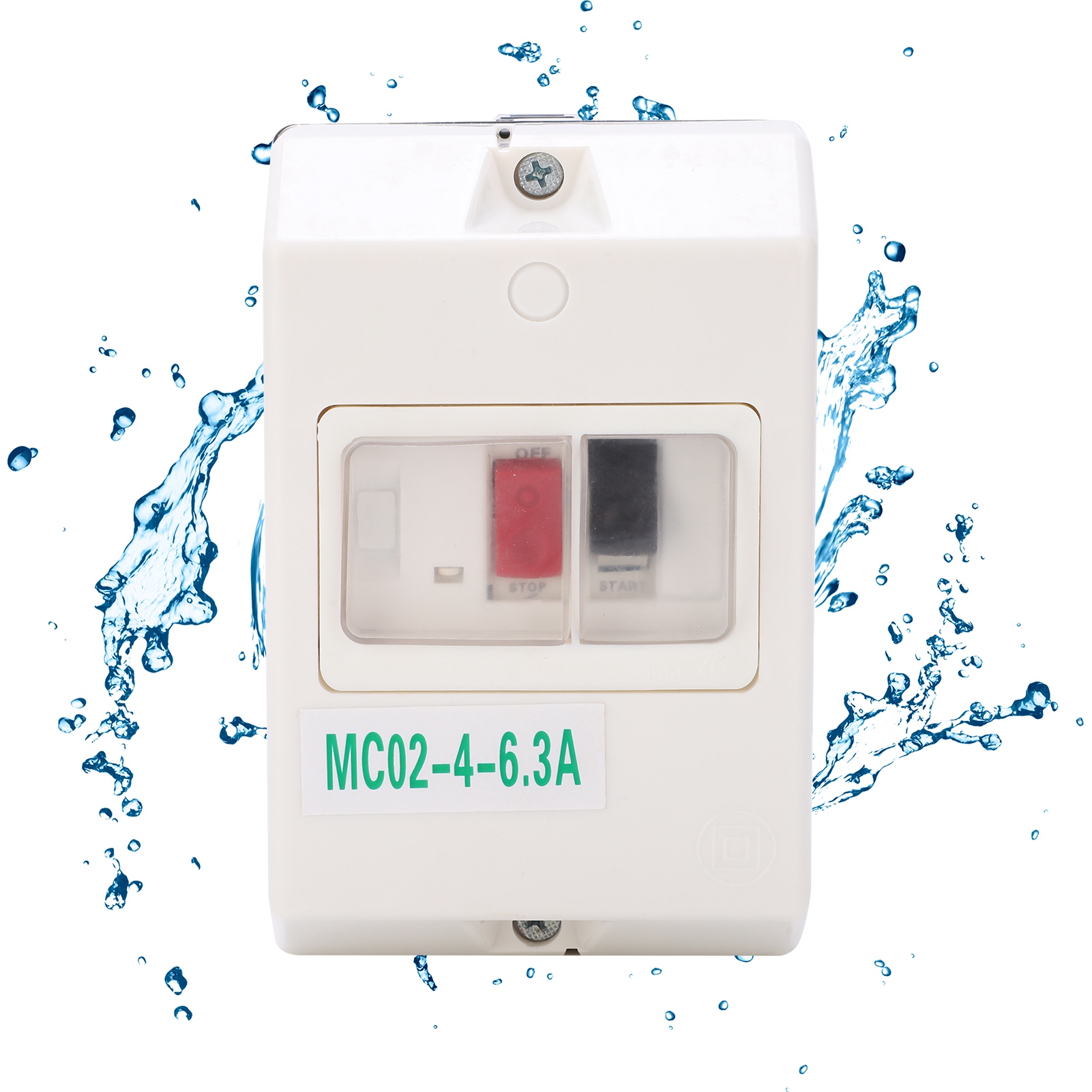 Wasserdichter Motorschutzschalter 220v/380v Serie Mc02, Mc02-4-6,3a Motorschutzschalter
